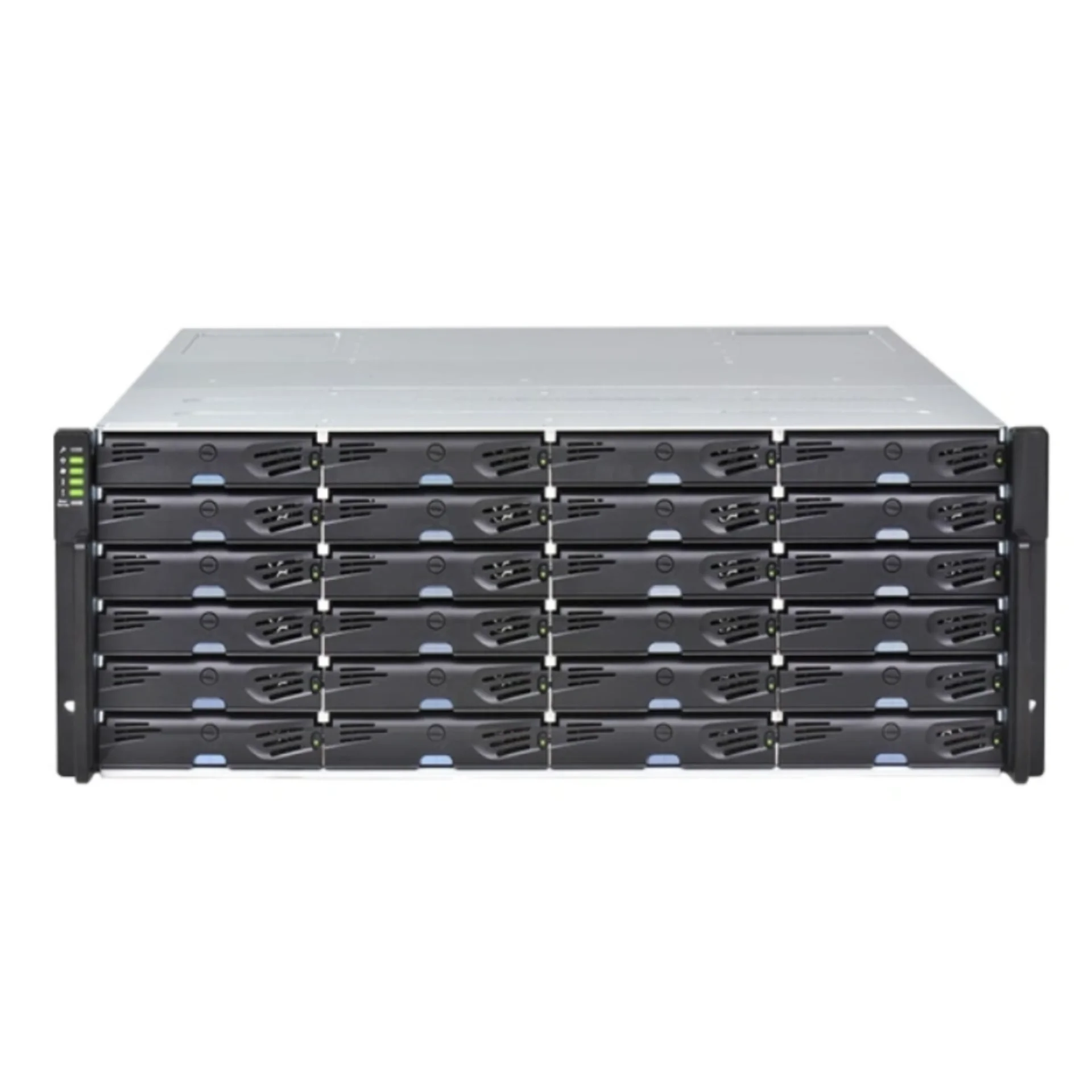 Система хранения данных Infortrend EonStor DS 1000 G3 4U, 24x3.5", 2xCtrl. 8GB total (2x4GB), 2x12G SAS, 2xHost Board, 2xPSU, 2xSup.Cap, Rails
