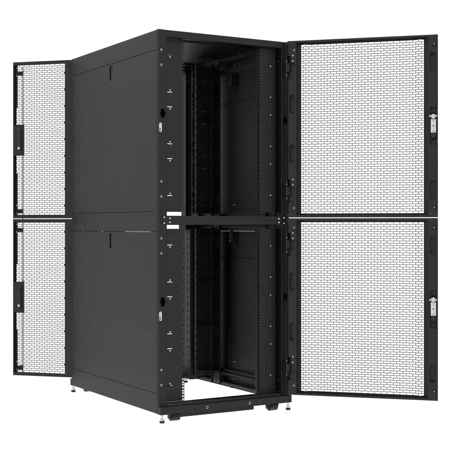 Напольный двухсекционный серверный шкаф Metal Box 42U 800х1200 (Выставочный образец)
