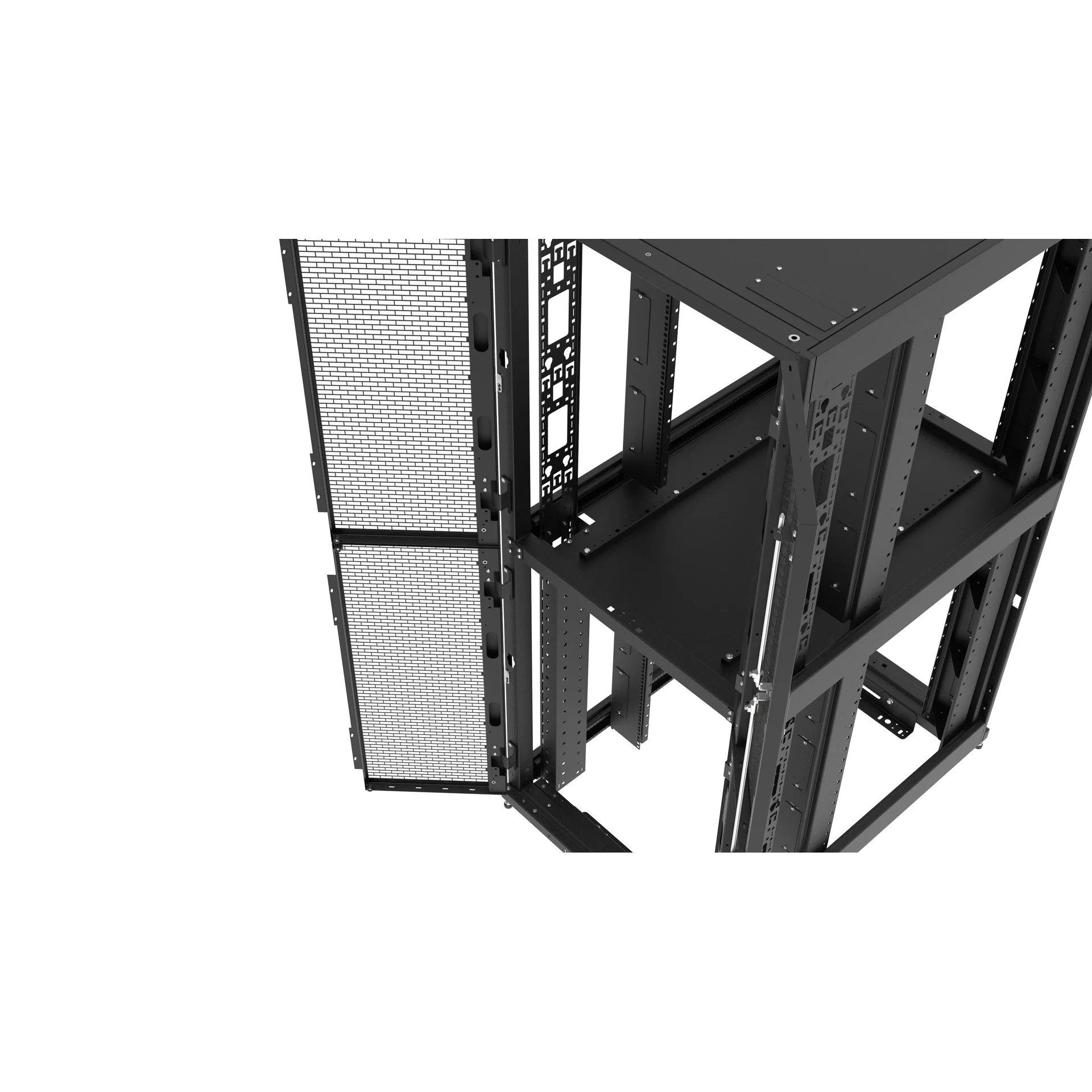 Напольный двухсекционный серверный шкаф Metal Box 42U 800х1200 (Выставочный образец)