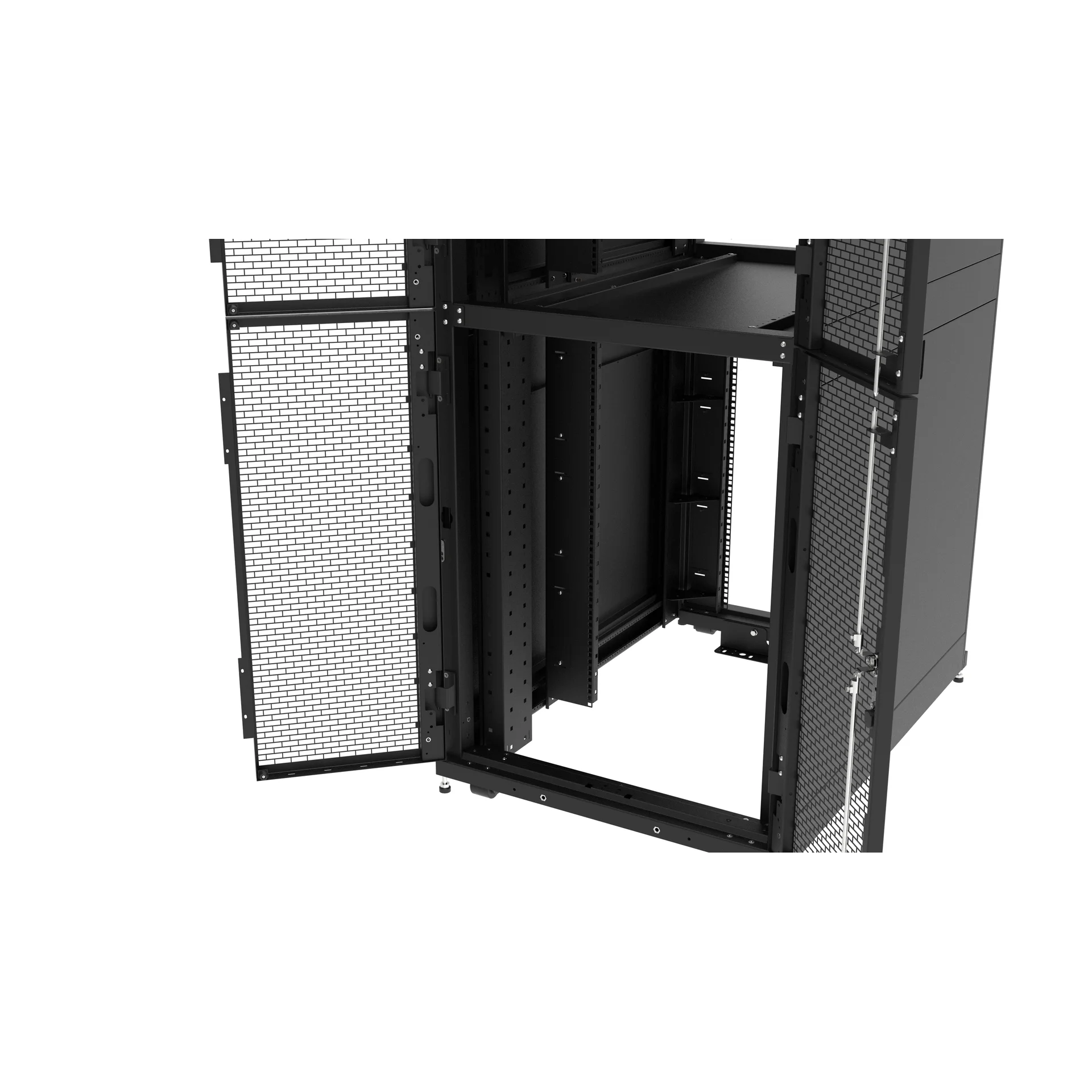 Напольный двухсекционный серверный шкаф Metal Box 42U 800х1200 (Выставочный образец)