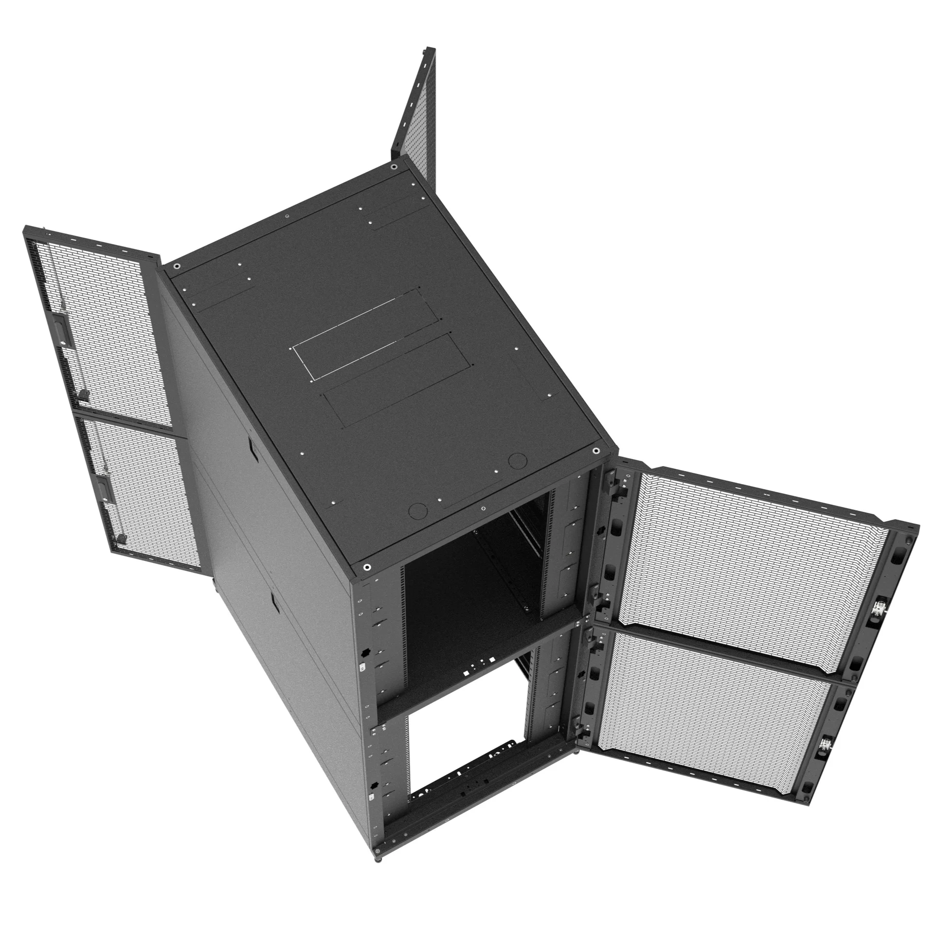 Напольный двухсекционный серверный шкаф Metal Box 42U 800х1200 (Выставочный образец)