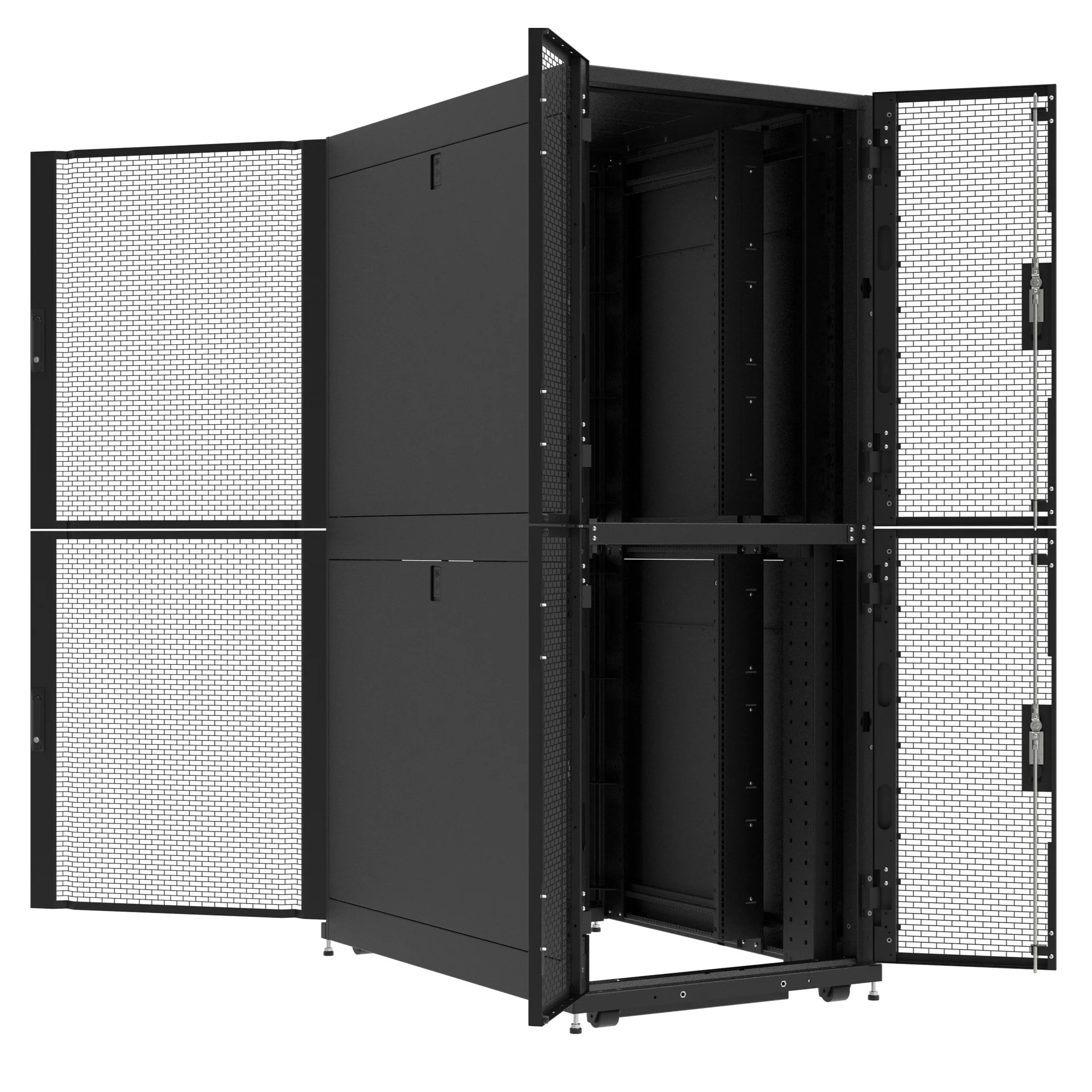 Напольный двухсекционный серверный шкаф Metal Box 42U 800х1200 (Выставочный образец)
