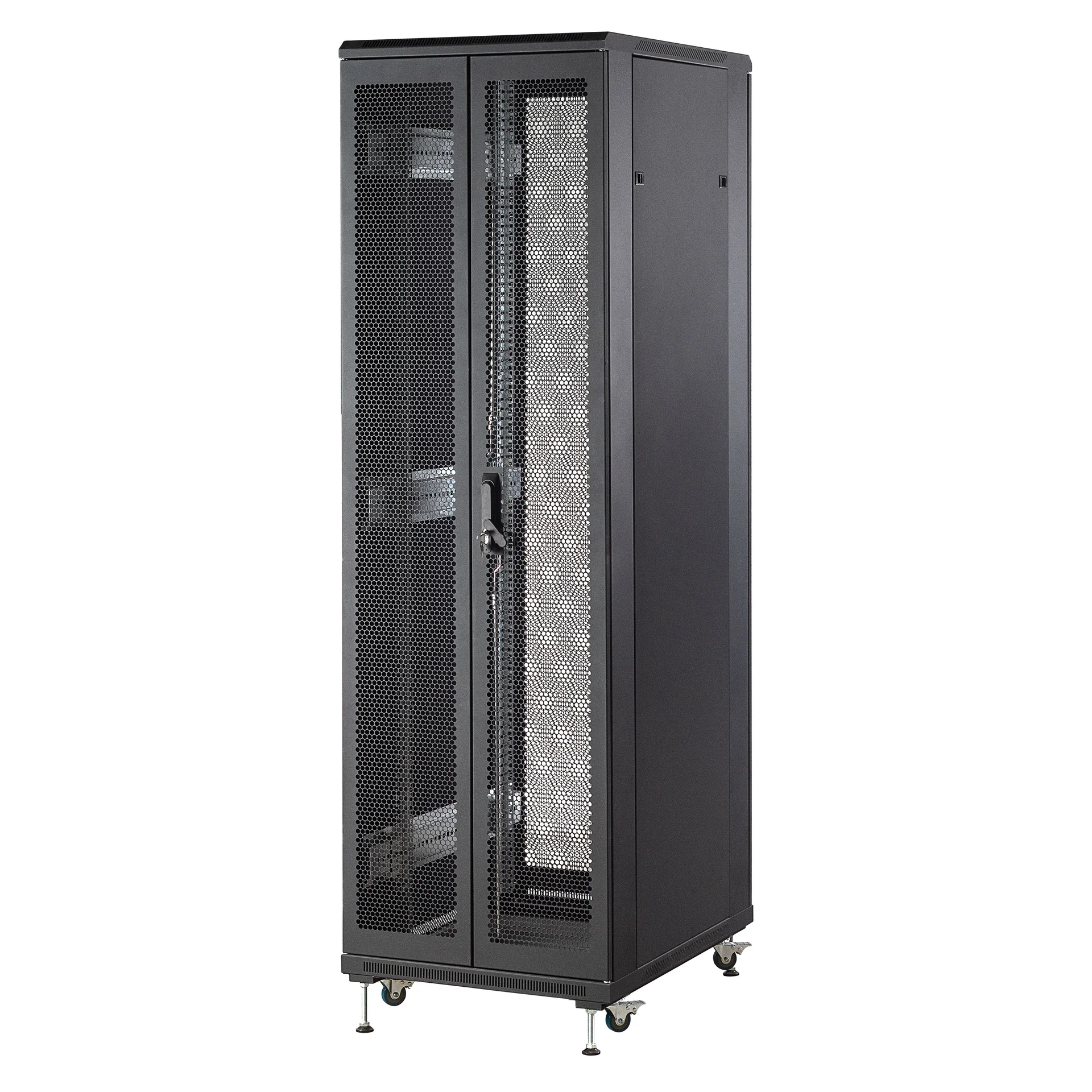 Шкаф телекоммуникационный напольный 42U 600x800мм, серия TFC (SNR-TFC-426080-CPDP-B-SF)