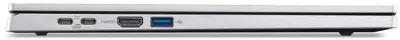 Ноутбук ACER Extensa 15 EX215-57-56ZN 15.6"(1920x1080 (матовый) IPS)/Intel Core i5 1334U(1.3Ghz)/16384Mb/512PCISSDGb/noDVD/Int:Intel HD/Cam/BT/WiFi/50WHr/war 1y/1.8kg/Silver/NoOS