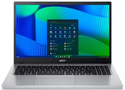 Ноутбук ACER Extensa 15 EX215-57-59AM 15.6"(1920x1080 (матовый) IPS)/Intel Core i5 1334U(1.3Ghz)/16384Mb/1024PCISSDGb/noDVD/Int:Intel HD/Cam/BT/WiFi/50WHr/war 1y/2.8kg/Silver/NoOS