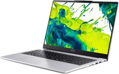Ноутбук ACER Aspire Lite AL15-45P-R3RH/ 15.6"(1920x1080 IPS)/AMD Ryzen 5 7430U(2.3Ghz)/16384Mb/512PCISSDGb/noDVD/Int:AMD Vega/Cam/BT/WiFi/50WHr/war 1y/1.5kg/Iron/NoOS