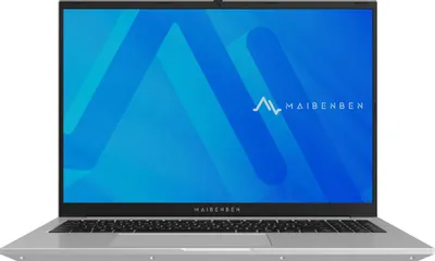 Ноктбук Maibenben M16B-R574UM 16"(1920x1200 IPS (60Hz))/AMD Ryzen 5 7430U(2.3Ghz)/16384Mb/512PCISSDGb/Int:AMD Radeon/Cam/BT/WiFi/55WHr/war 1y/1.89kg/Silver/Linux + Screen 60Hz, 16GB DDR4 ,2SODIMM
