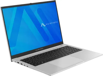 Ноктбук Maibenben M16B-R574UM 16"(1920x1200 IPS (60Hz))/AMD Ryzen 5 7430U(2.3Ghz)/16384Mb/512PCISSDGb/Int:AMD Radeon/Cam/BT/WiFi/55WHr/war 1y/1.89kg/Silver/Linux + Screen 60Hz, 16GB DDR4 ,2SODIMM