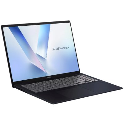 Ноутбук ASUS X1607CA-MB341 16"(1920x1200 (матовый) IPS)/Intel Core Ultra 5 225H(3.3Ghz)/16384Mb/512PCISSDGb/noDVD/Int:Shared/Cam/BT/WiFi/42WHr/war 1y/1.88kg/Quiet Blue/DOS