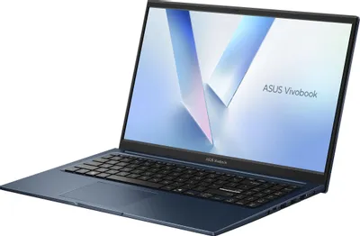 Ноутбук ASUS X1504MA-BQ601 15.6"(1920x1080 (матовый) IPS)/Intel Core 3 304(1.5Ghz)/8192Mb/256PCISSDGb/noDVD/Int:Shared/Cam/BT/WiFi/42WHr/war 1y/1.7kg/Quiet Blue/DOS