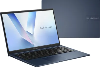 Ноутбук ASUS X1504MA-BQ601 15.6"(1920x1080 (матовый) IPS)/Intel Core 3 304(1.5Ghz)/8192Mb/256PCISSDGb/noDVD/Int:Shared/Cam/BT/WiFi/42WHr/war 1y/1.7kg/Quiet Blue/DOS