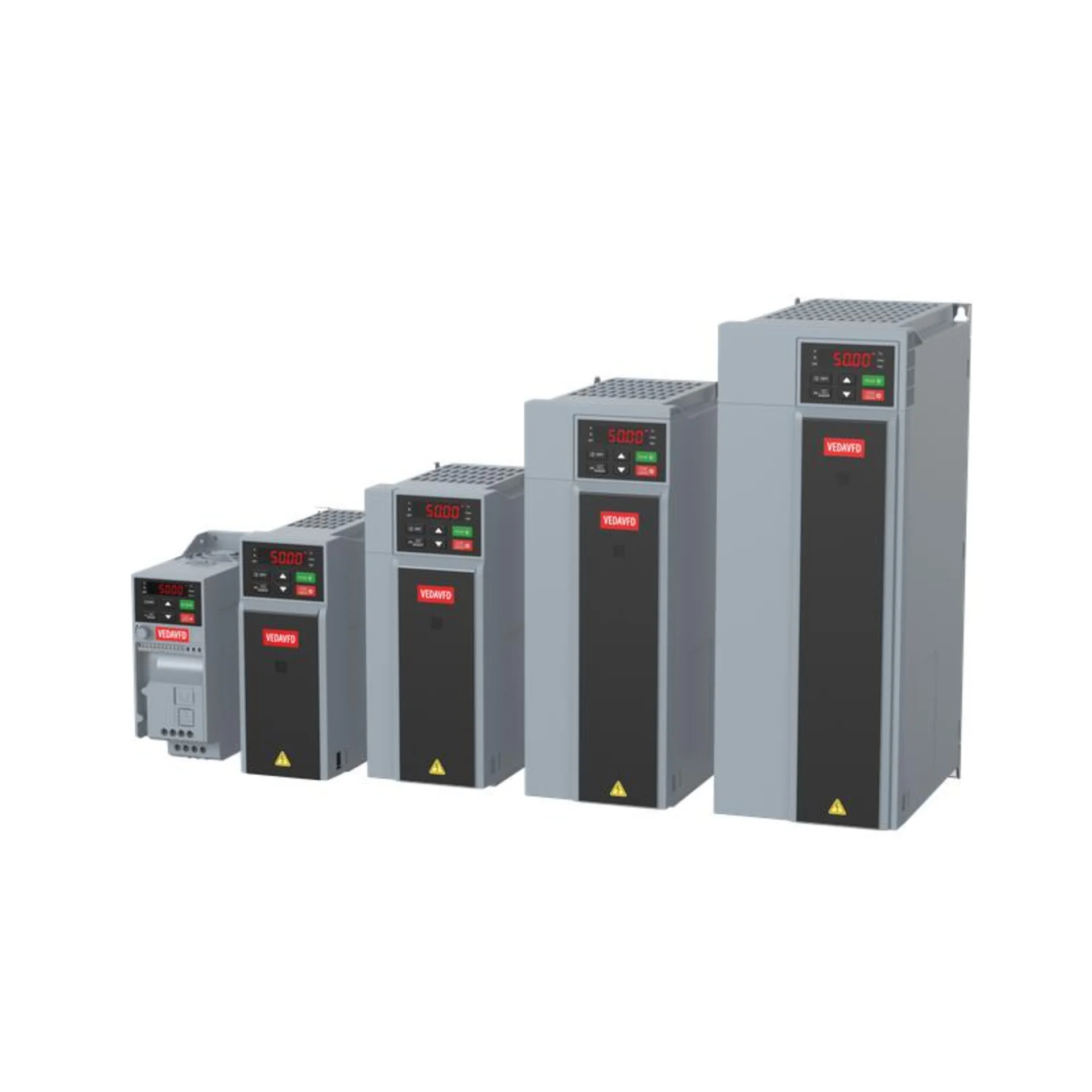 Преобразователь частоты VF-51-P4K0-0009-T4-E20-B-H вход. 380В выход. 4кВт выход. 9.5А VEDA ABA00008