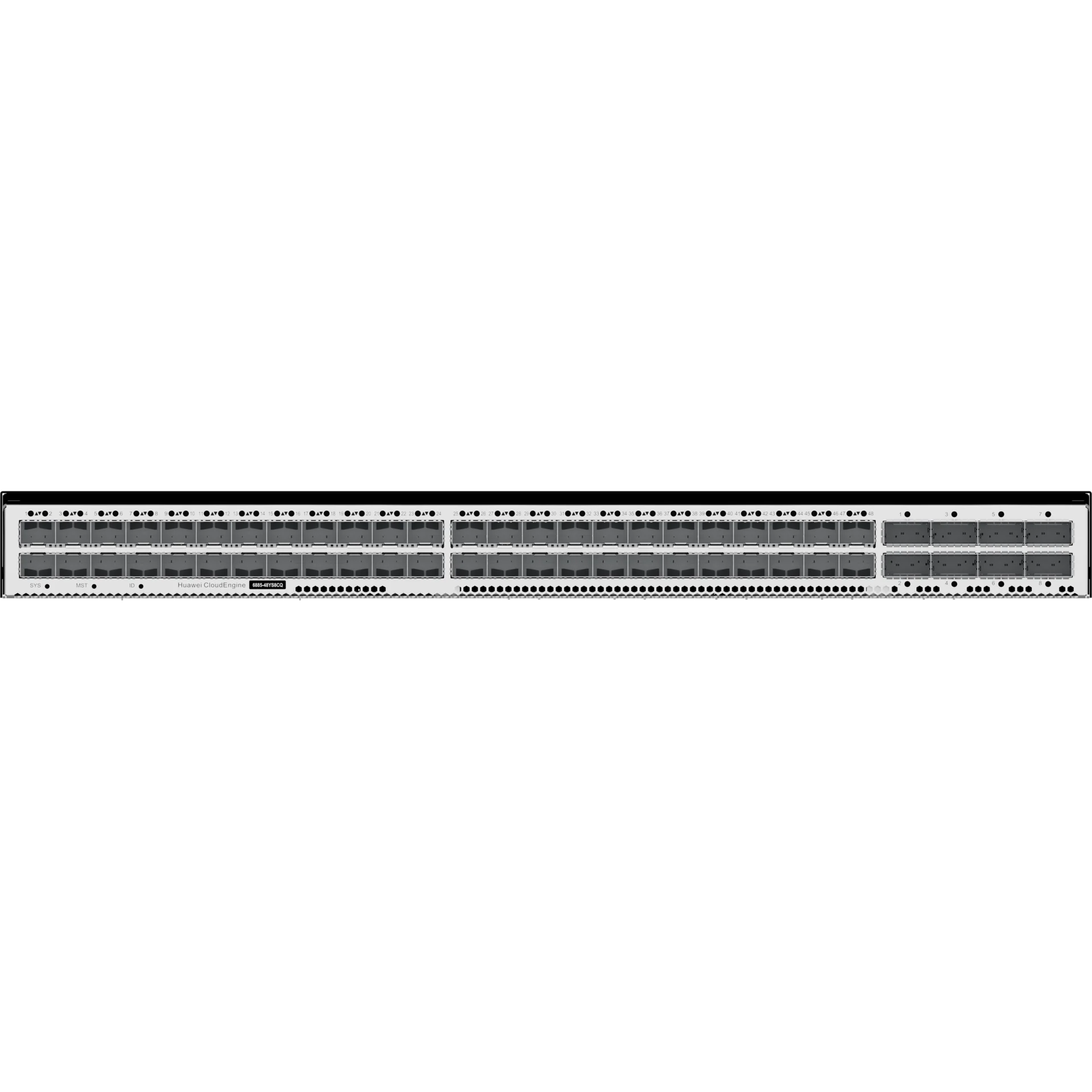 Коммутатор Huawei CE6885-48YS8CQ-B, направление охлаждения Port-side Intake
