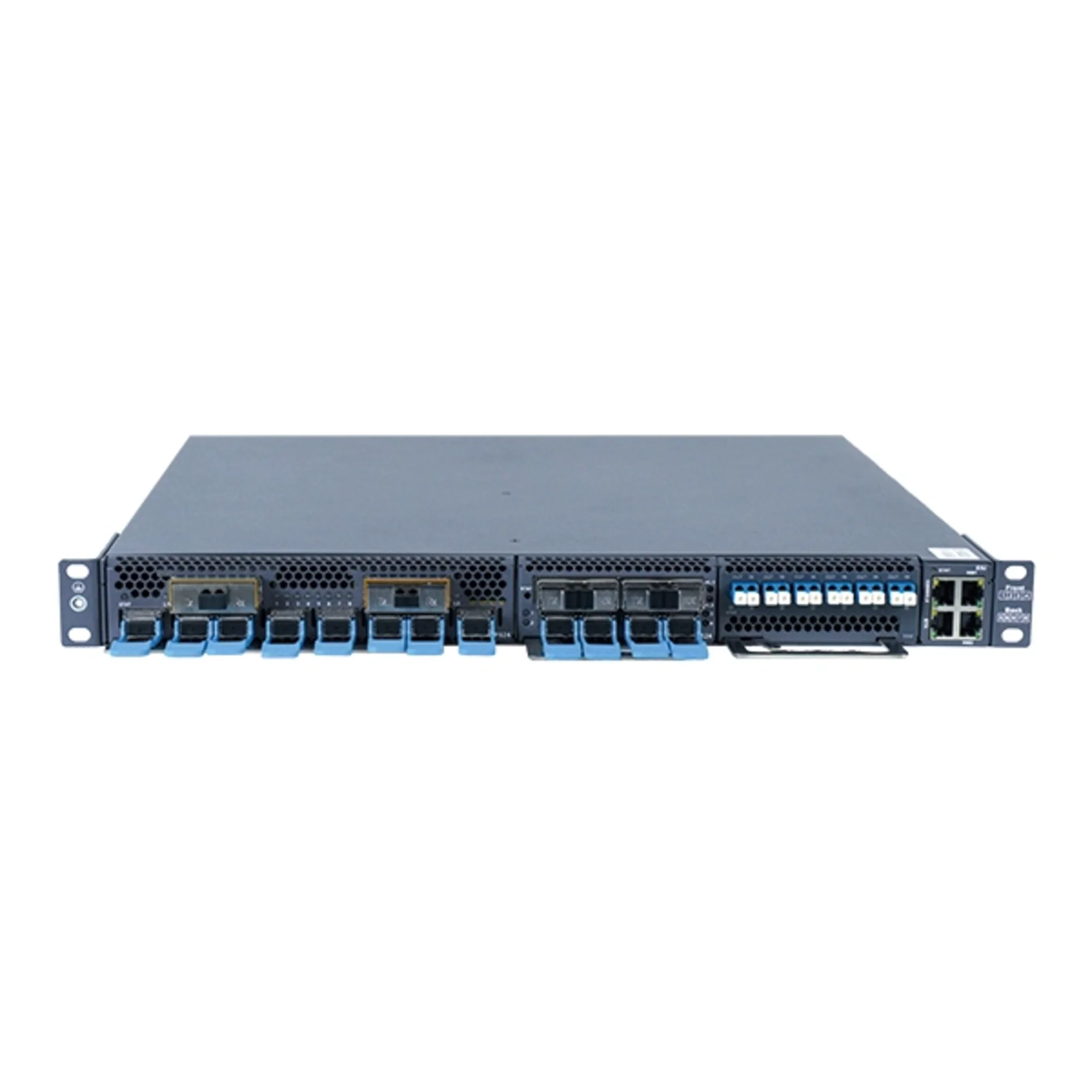 1U DCI шасси, 4 слота, 1 плата управления, двойной БП AC/HVDC/DC, вент.охлаждения 1+1