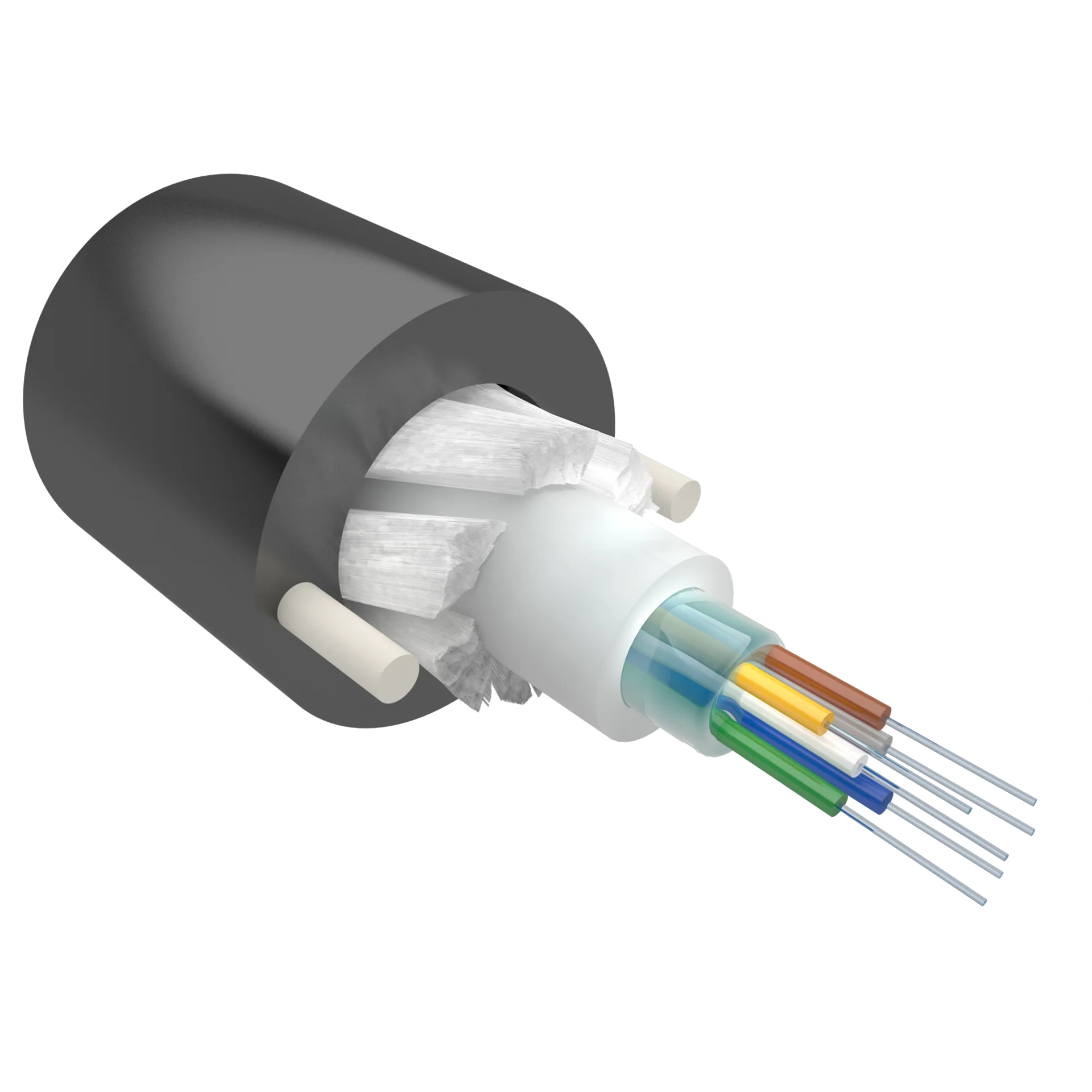 Кабель оптический Alpha Mile Микро ADSS, 08 волокон