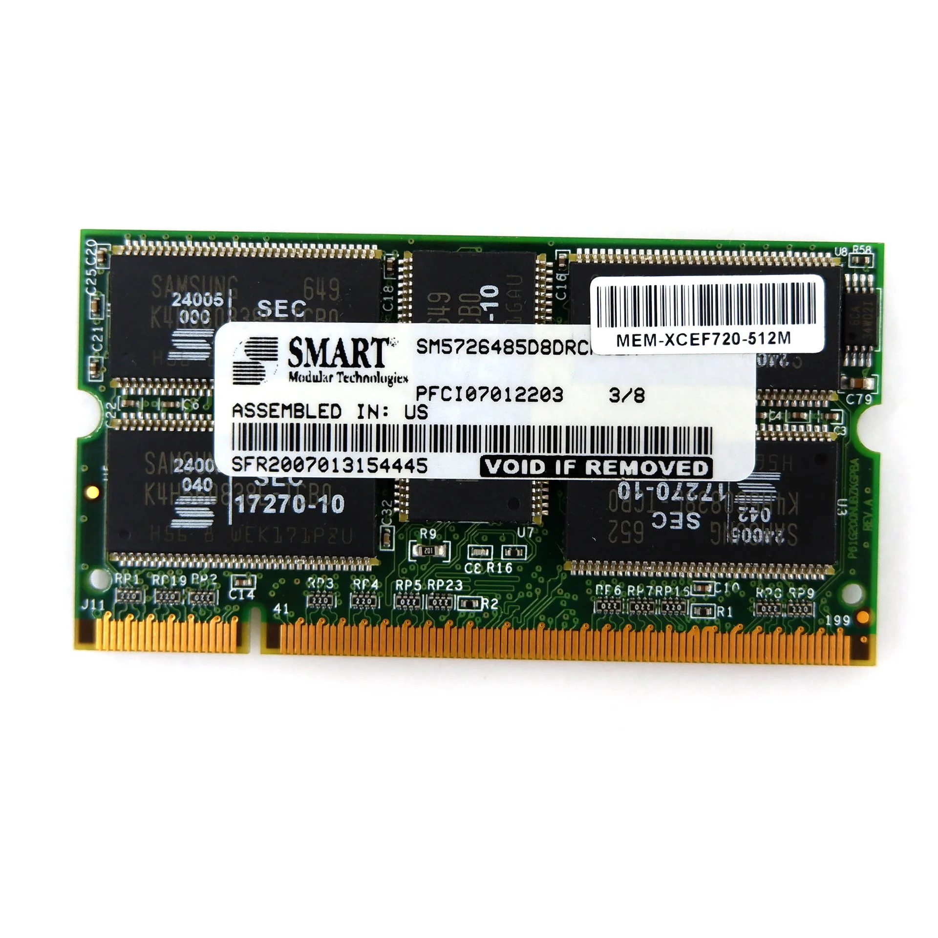 Модуль памяти Cisco MEM-XCEF720-512M