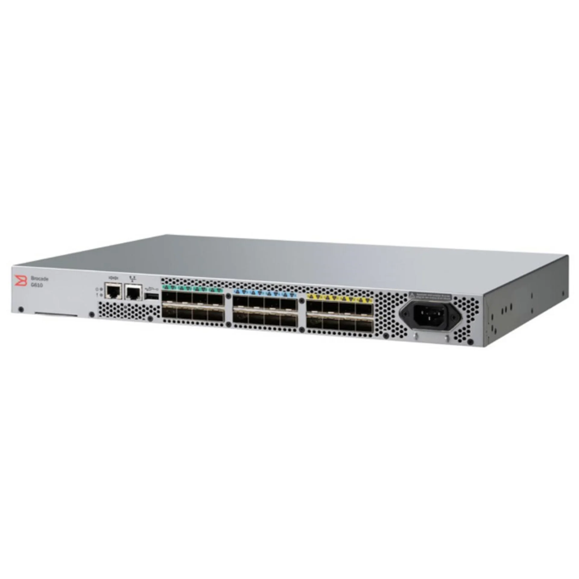 Коммутатор Brocade G610 32Gb FC, Enterprise Bundle, 24 активных порта, комплект модулей