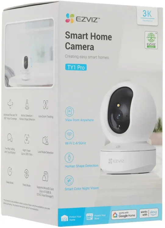 Камера видеонаблюдения Ezviz TY1 Pro 3K CS-TY1 (CS-TY1-R105-1J5WF)