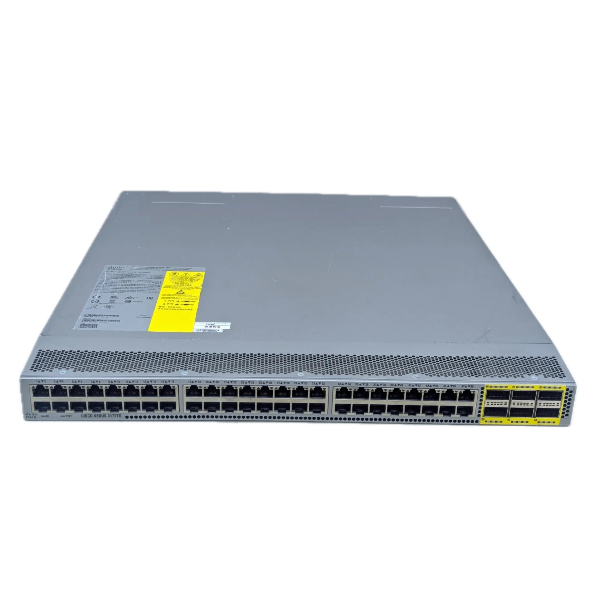 Коммутатор Cisco Nexus N3K-C3172TQ-10GT, направление охлаждения Port-side Intake