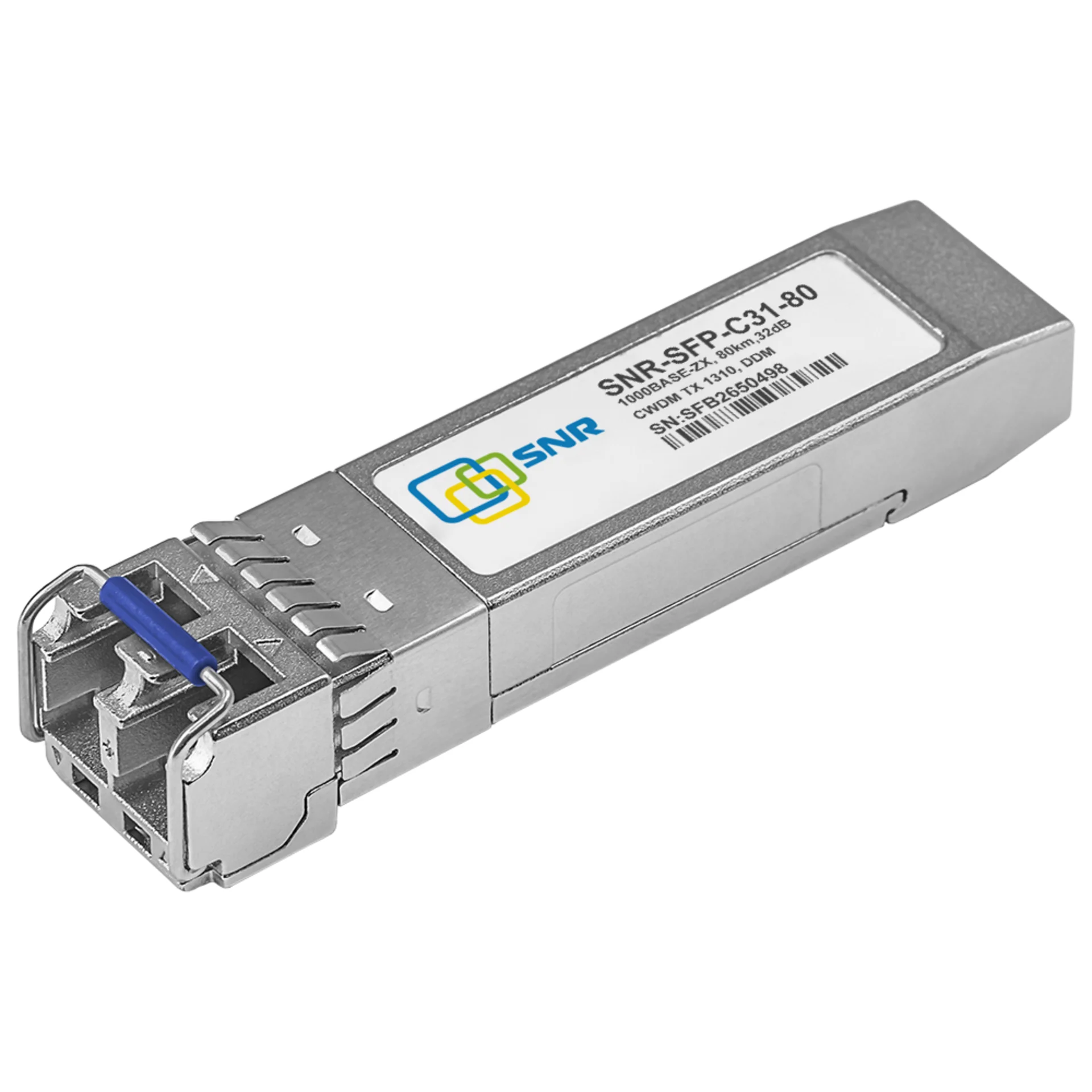 Модуль SFP CWDM оптический, дальность до 80км (32dB), 1310нм