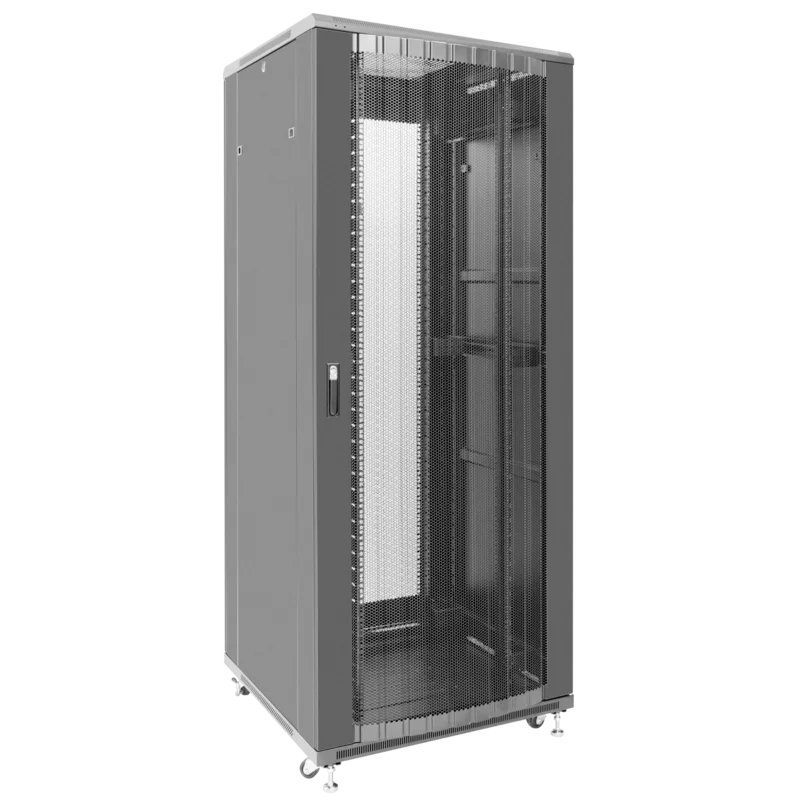 Шкаф телекоммуникационный напольный 47U 800x1000мм, серия TFC (SNR-TFC-478010-CPDP-B) (уценка)