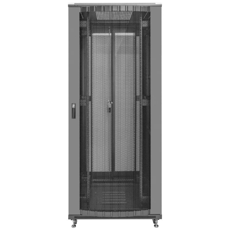Шкаф телекоммуникационный напольный 47U 800x1000мм, серия TFC (SNR-TFC-478010-CPDP-B) (уценка)