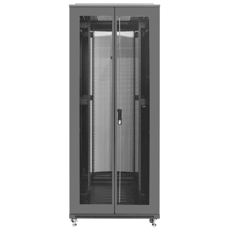 Шкаф телекоммуникационный напольный 47U 800x1000мм, серия TFC (SNR-TFC-478010-CPDP-B) (уценка)