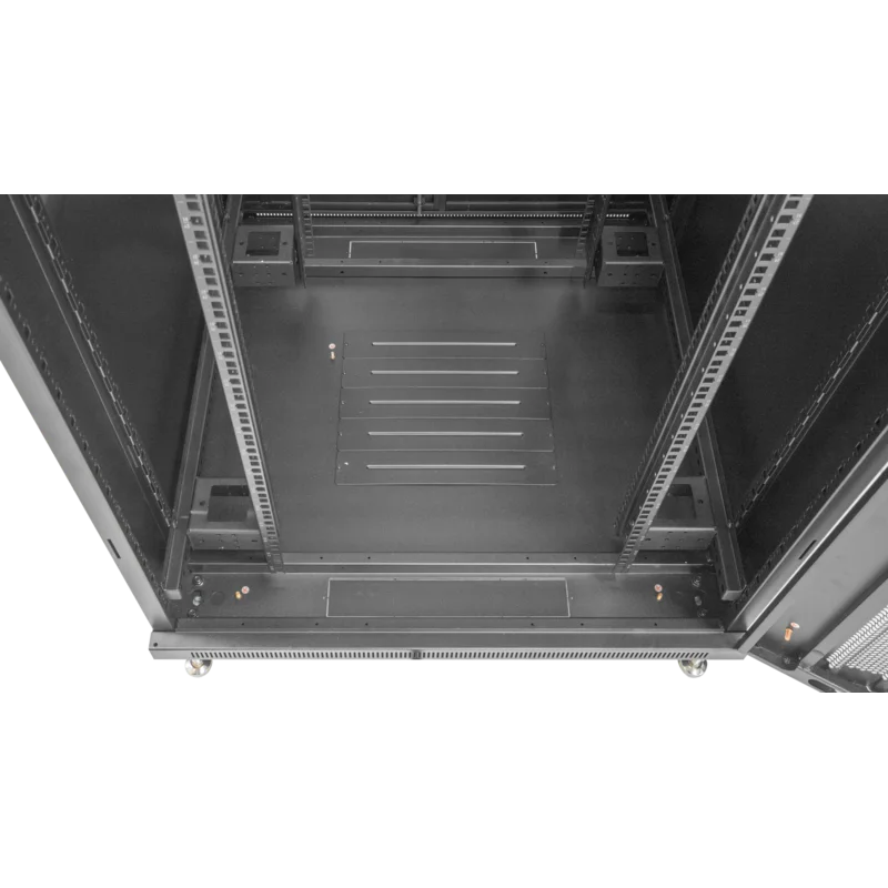 Шкаф телекоммуникационный напольный 47U 800x1000мм, серия TFC (SNR-TFC-478010-CPDP-B) (уценка)