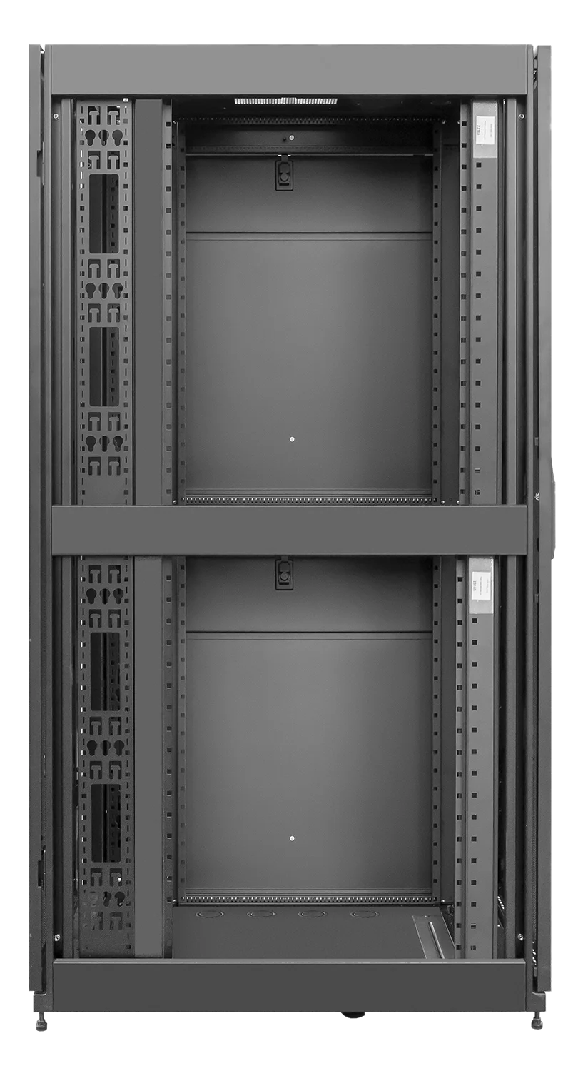 Напольный серверный шкаф серии Metal Box 48U 600х1200, передняя и задняя двухстворчатая дверь