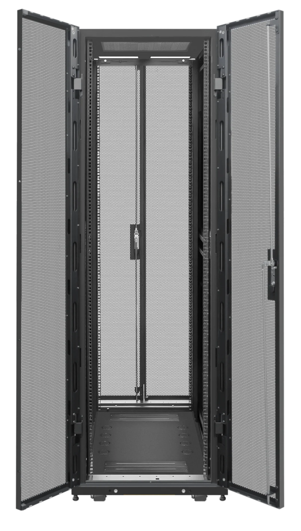 Напольный серверный шкаф серии Metal Box 48U 800х1200, передняя и задняя двухстворчатая дверь