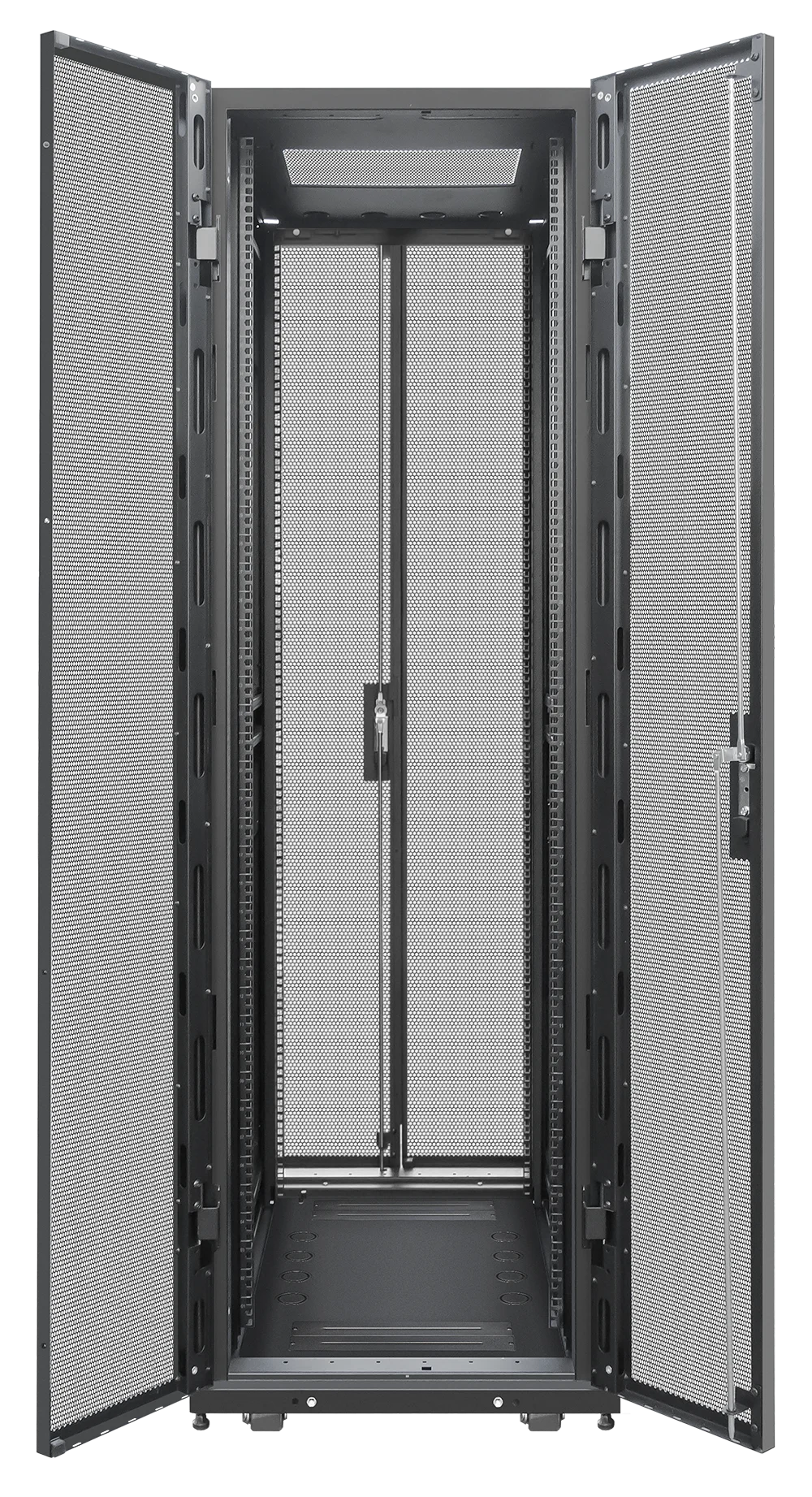 Напольный серверный шкаф серии Metal Box 48U 800х1200, передняя и задняя двухстворчатая дверь