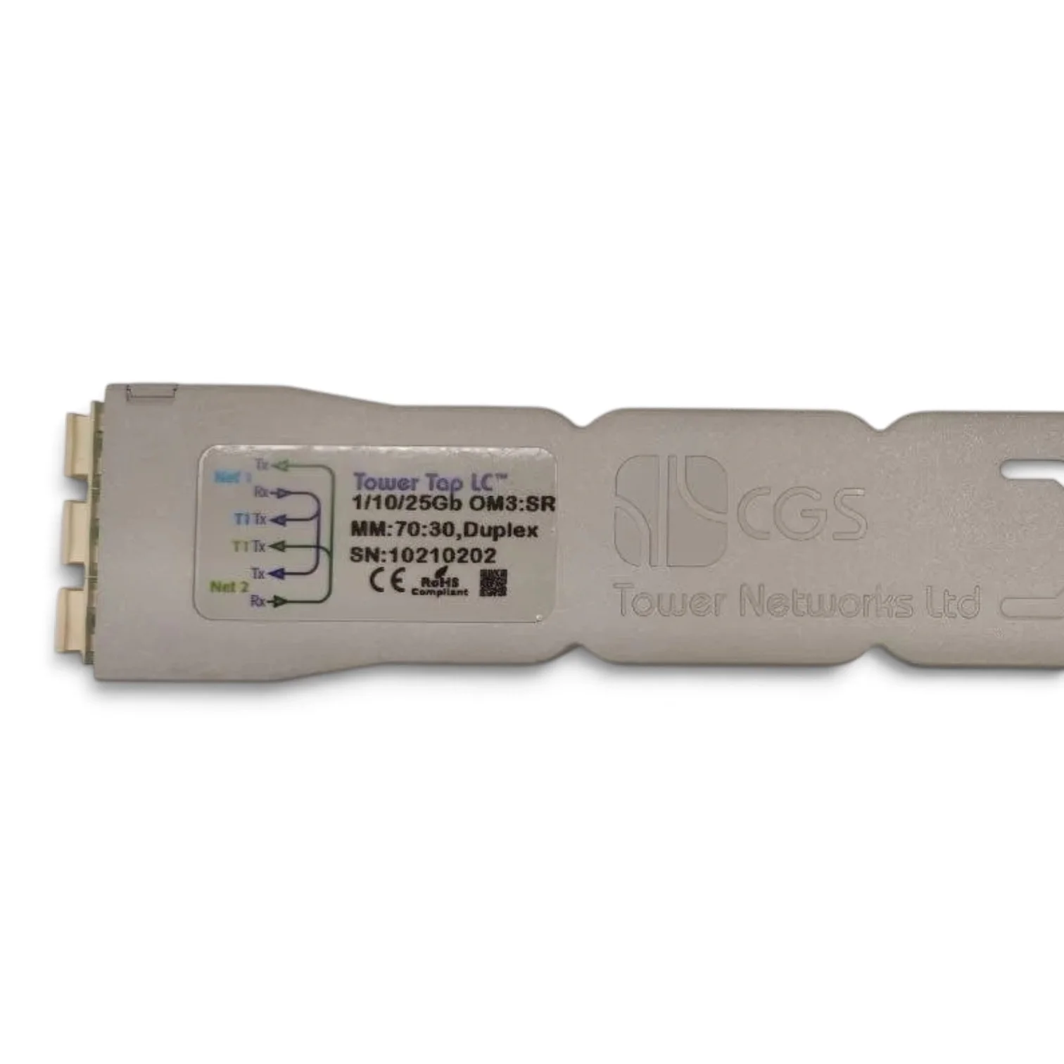 Пассивный оптический отвод TT10 LC-UPC MM OM3 70:30 с лазерным затвором