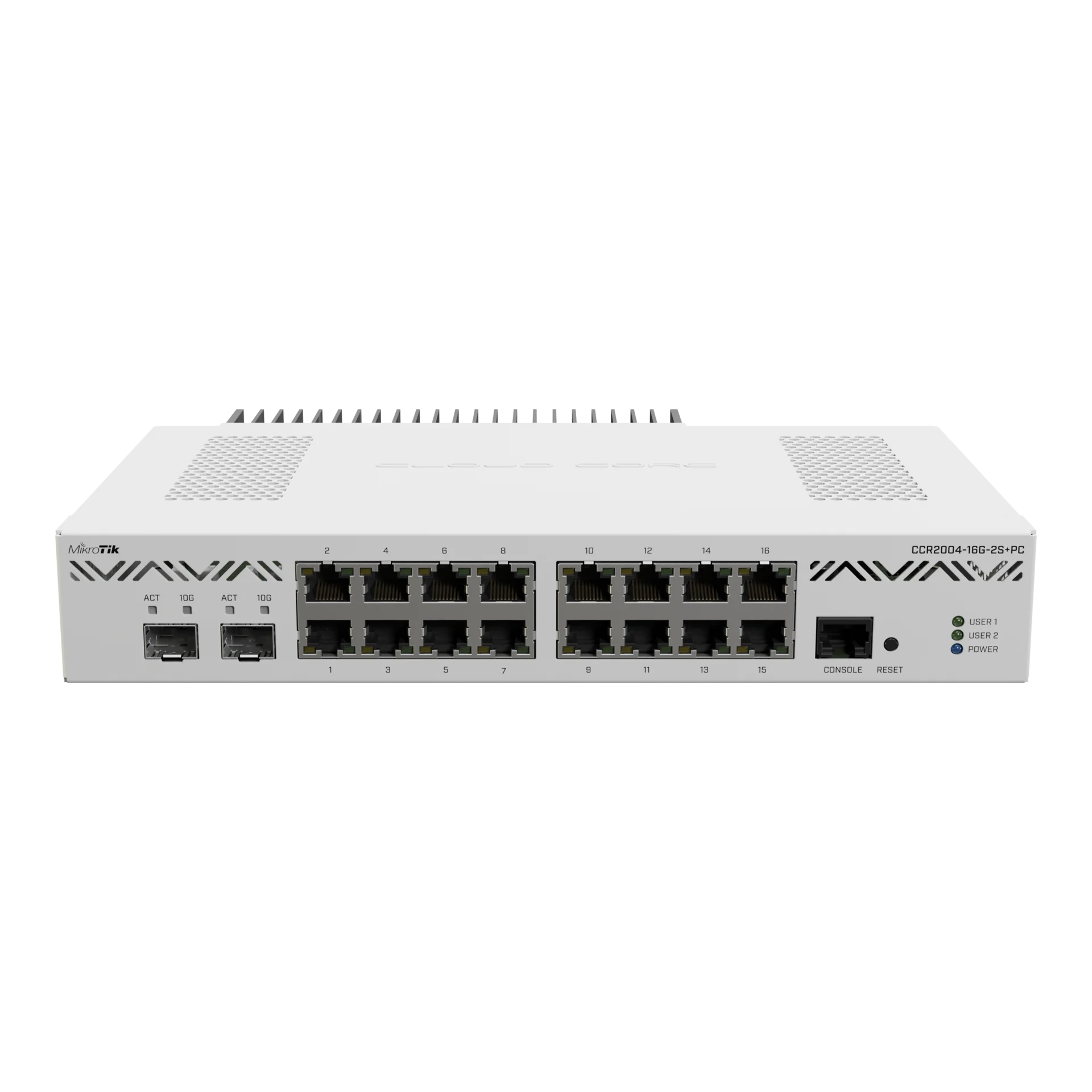 Маршрутизатор Mikrotik Cloud Core Router CCR2004-16G-2S+PC