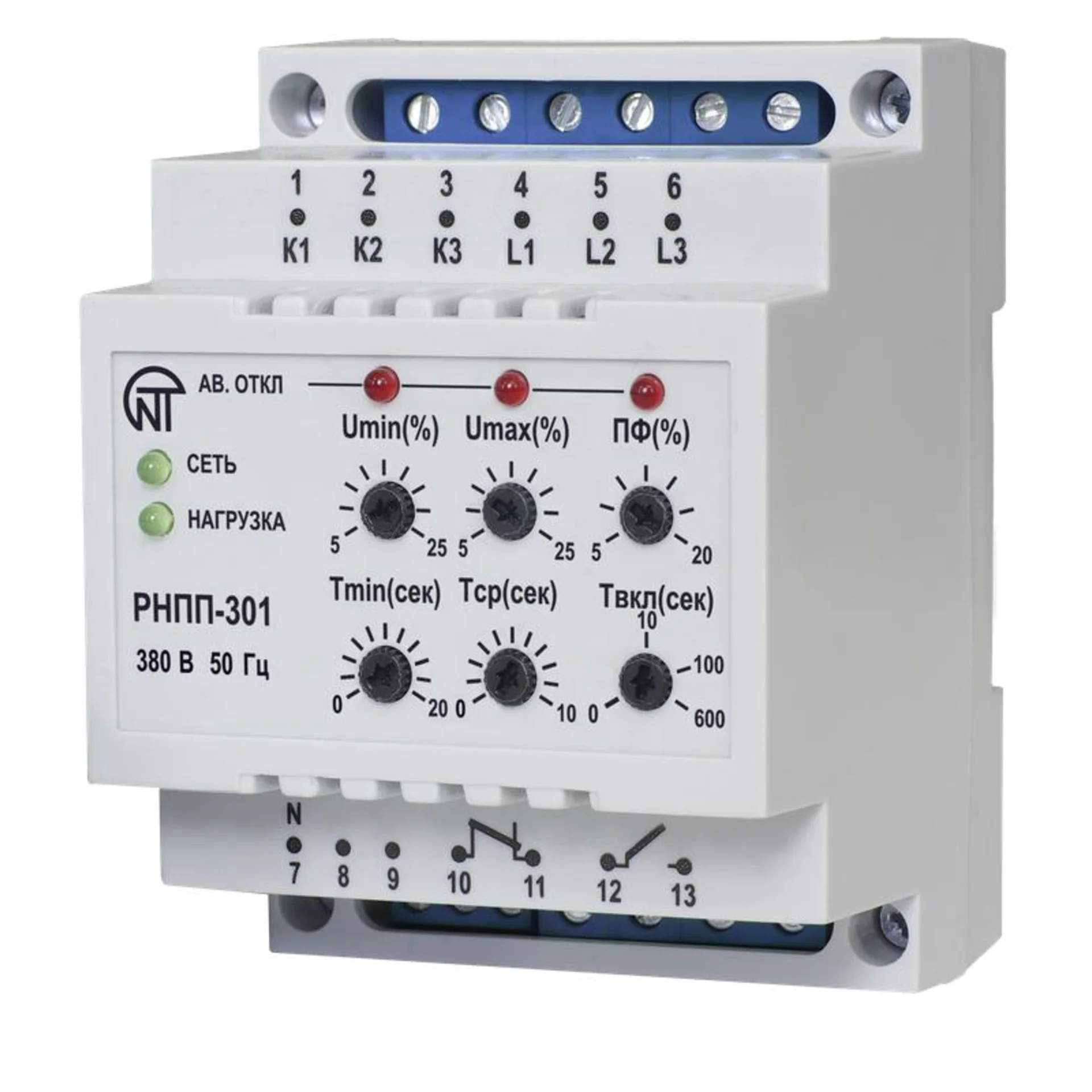 Реле напряжения РНПП-301 3ф НовАтек-Электро 3425600301