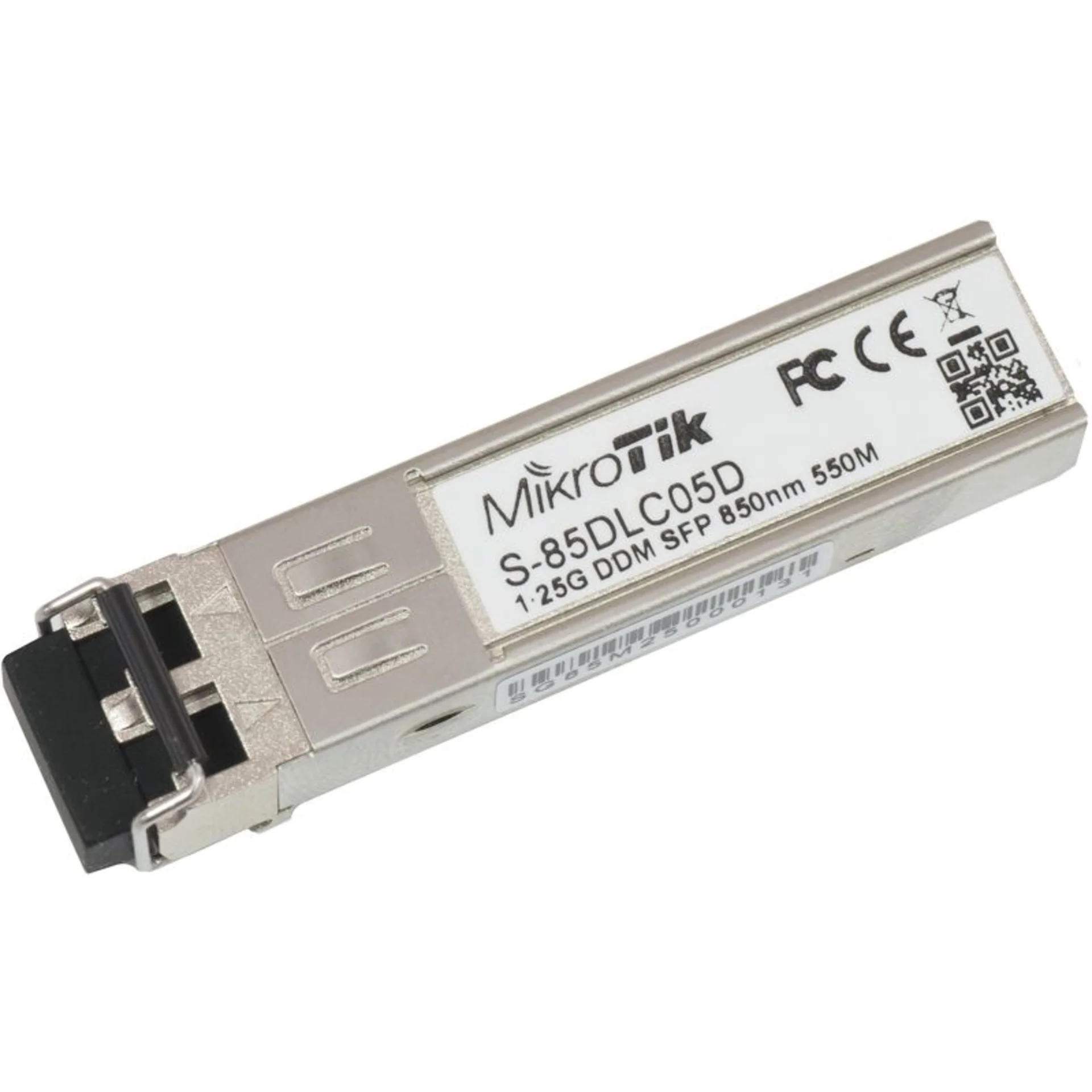 Модуль Mikrotik SFP оптический, 1.25G, дальность до 550м, 850нм