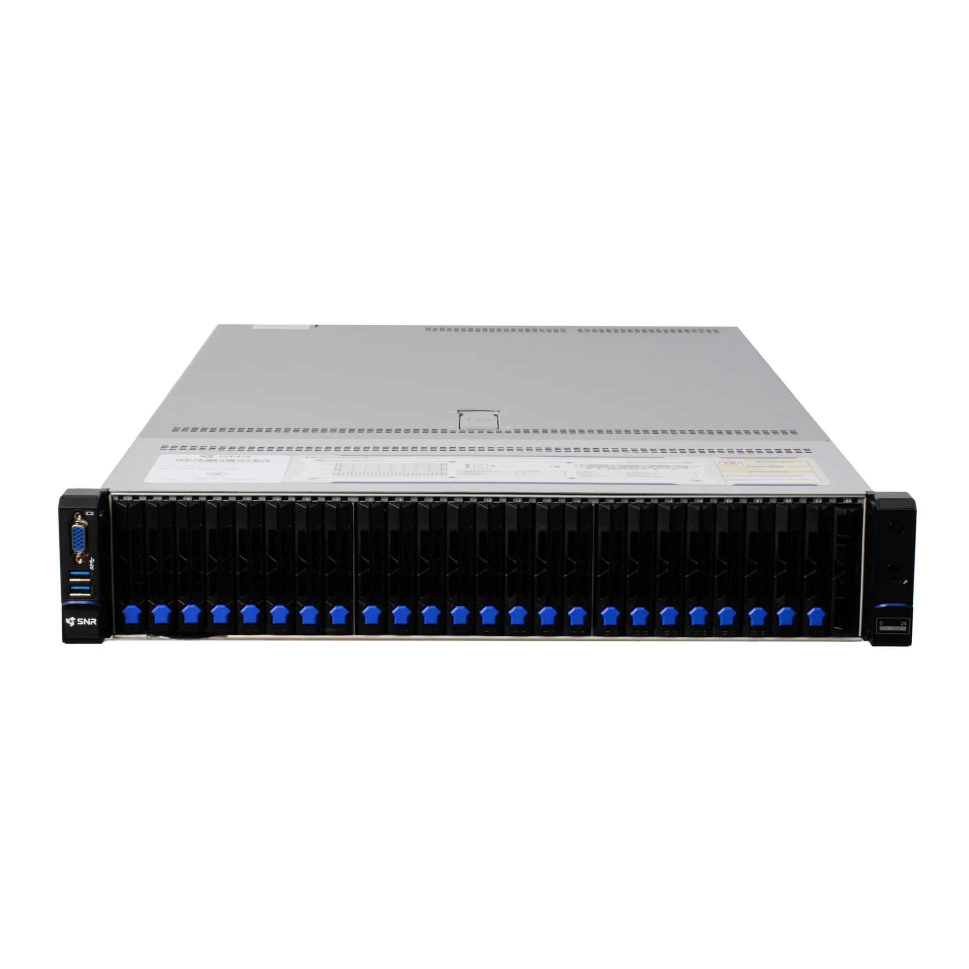Серверная платформа SNR-SR2425LS-NV, 2U, Scalable Gen4,5, DDR5, 24xHDD, резервируемый БП
