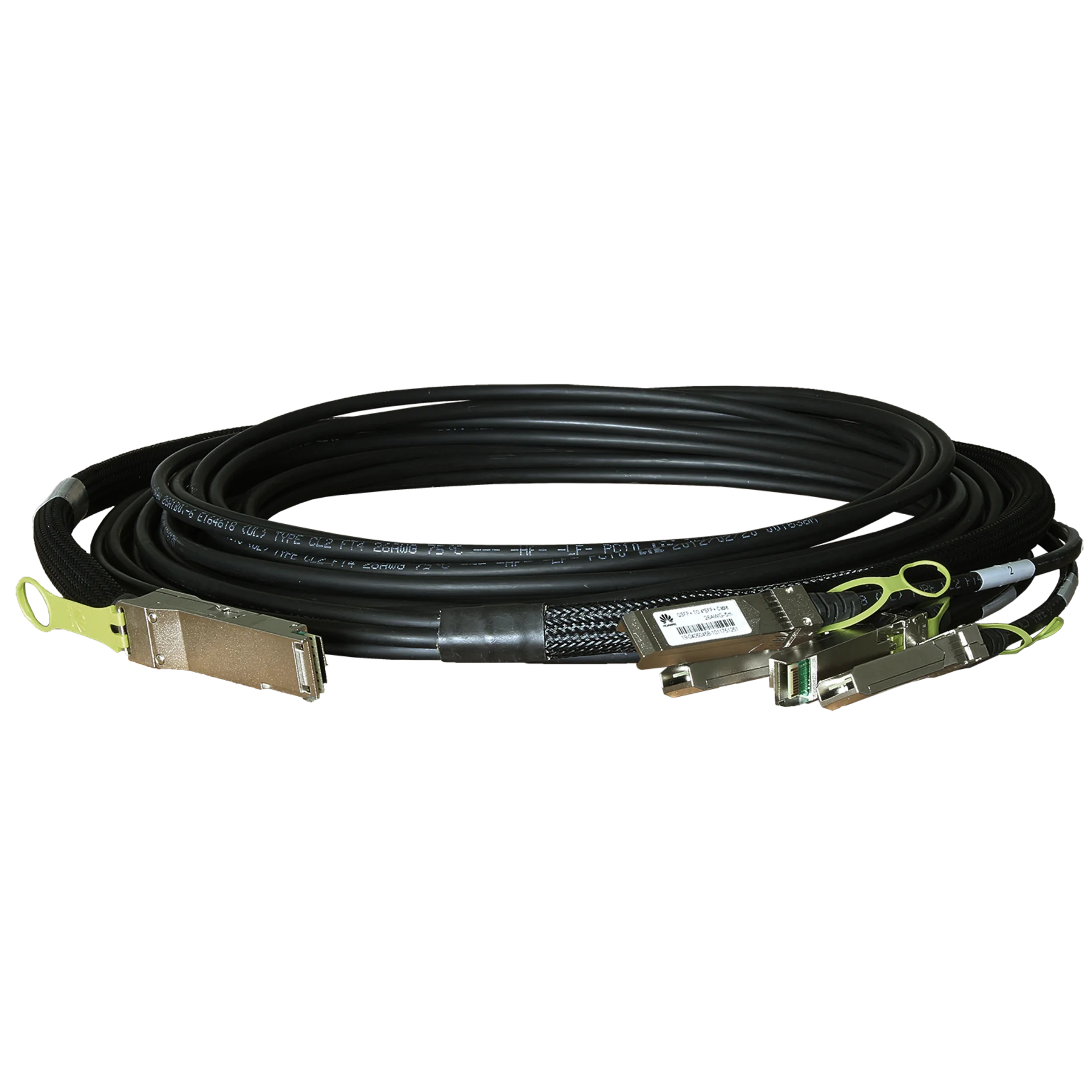 Кабель стекирования SFP+, Huawei QSFP-4SFP10G-CU5M