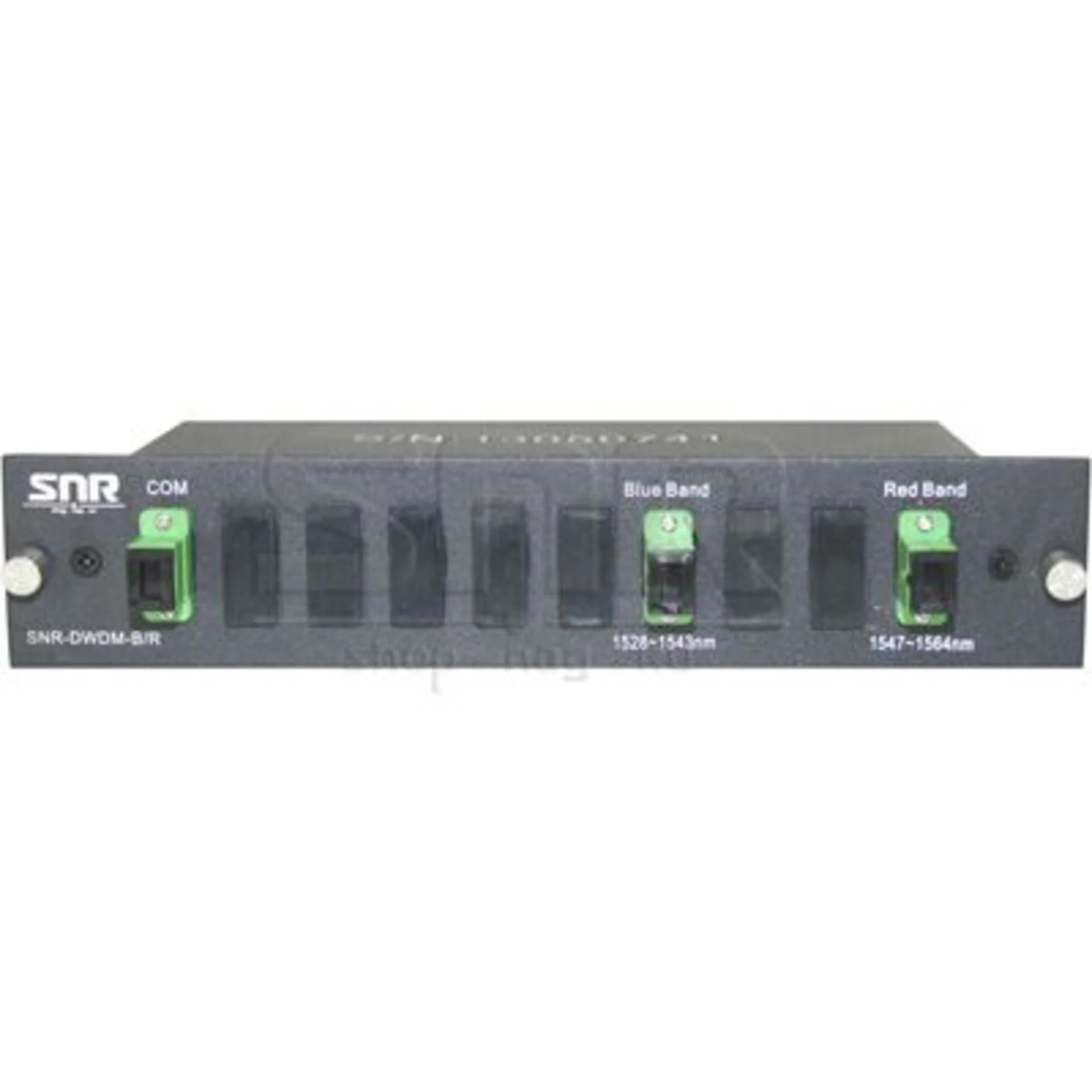 DWDM-фильтр диапазонов "Blue" (1528...1543nm) и "Red" (1547...1564nm) в 1/2U слоте