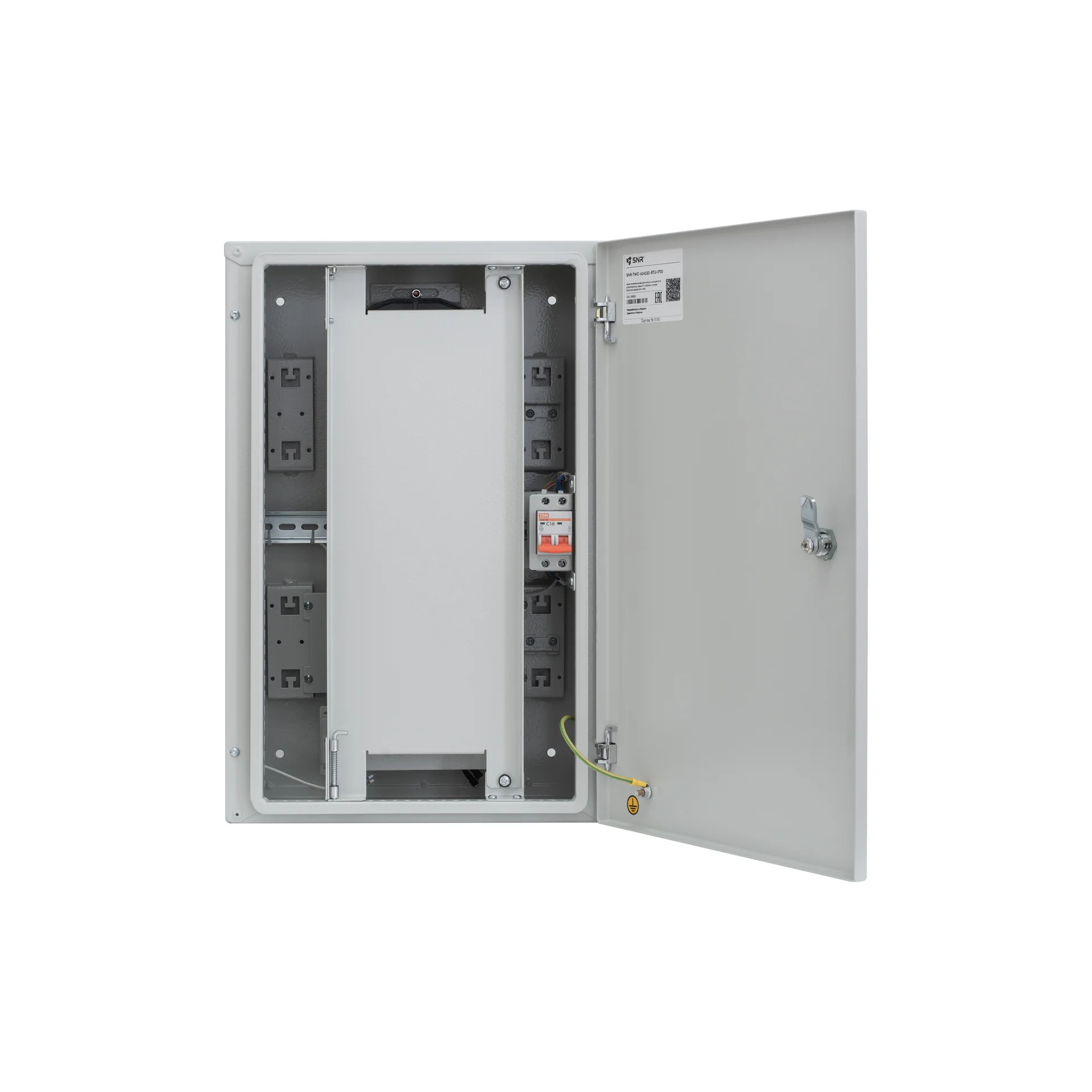 Шкаф телекоммуникационный для узла доступа 600х400x200мм, серия RT с блоком питания (SNR-TWC-604020-RTU-IP30)