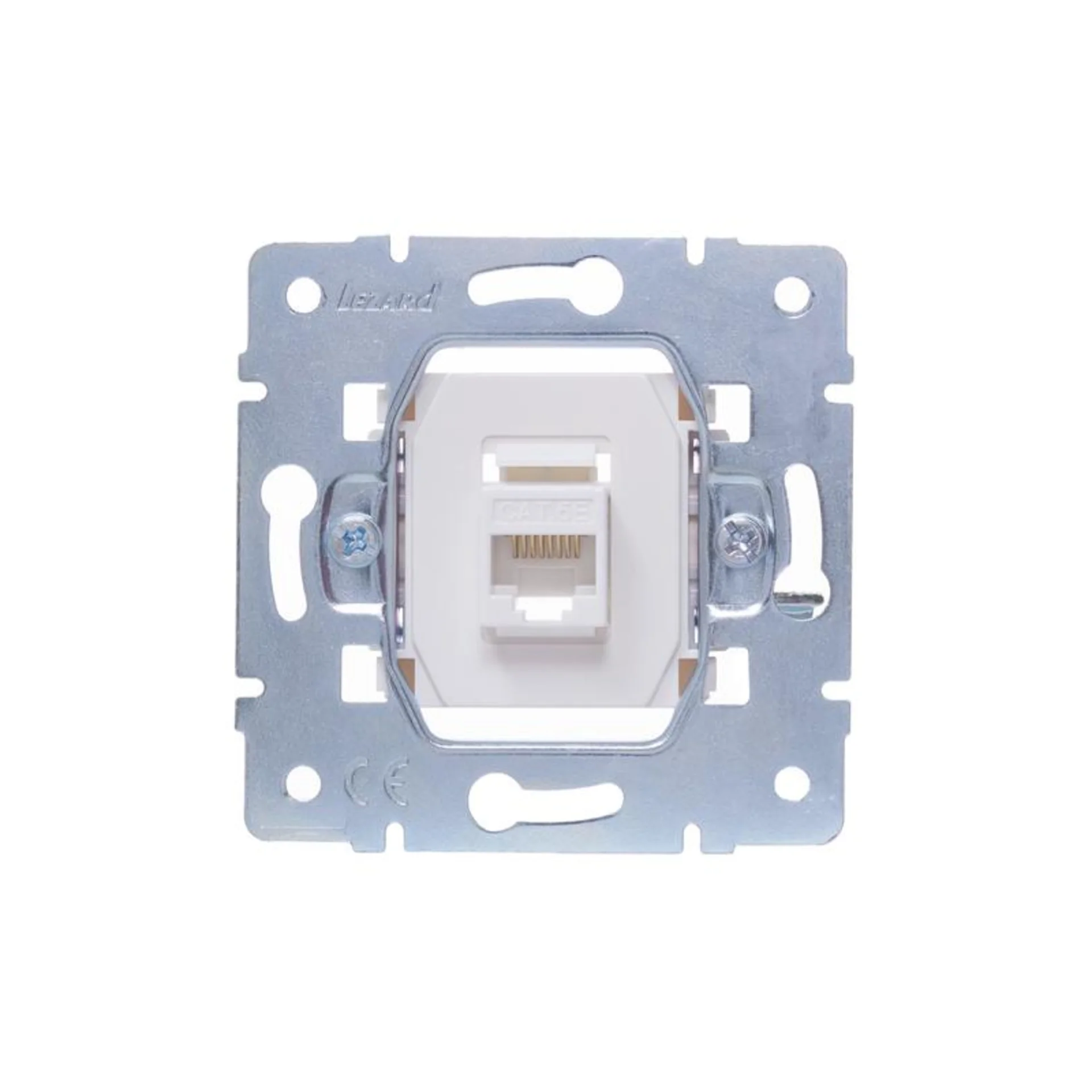 Розетка компьютерная 1-м СП Vesna механизм крем. LEZARD 742-0388-139