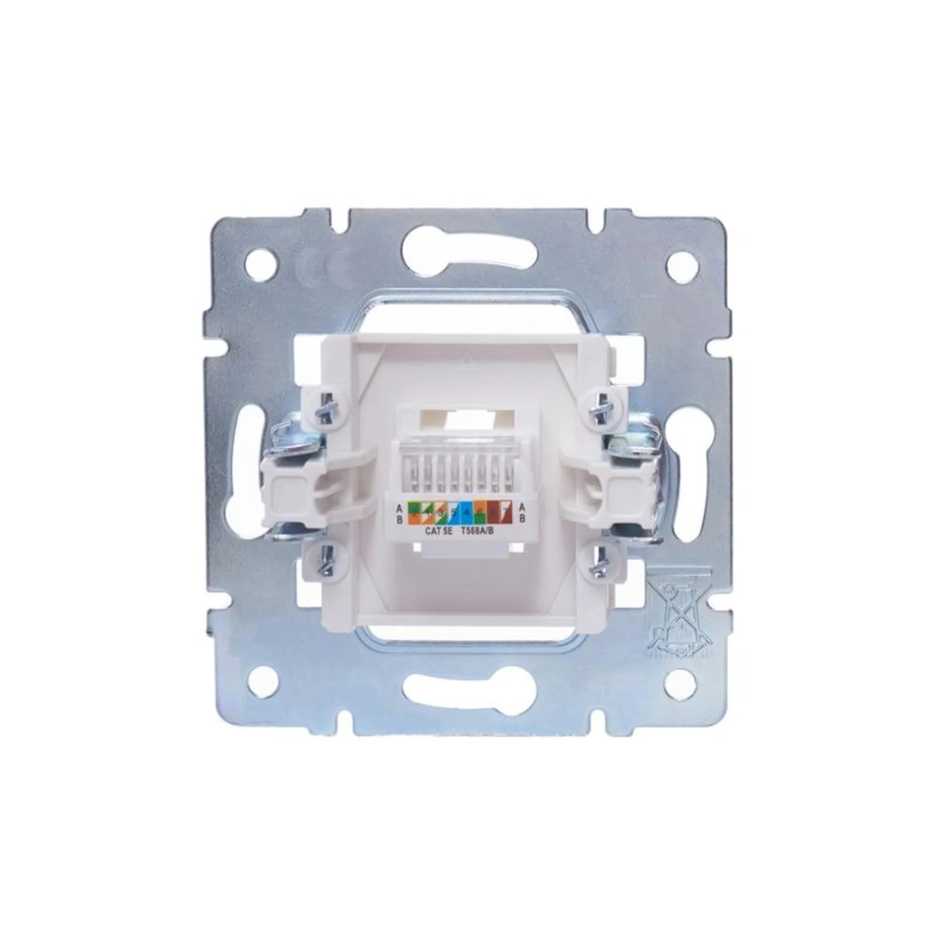 Розетка компьютерная 1-м СП Vesna механизм крем. LEZARD 742-0388-139