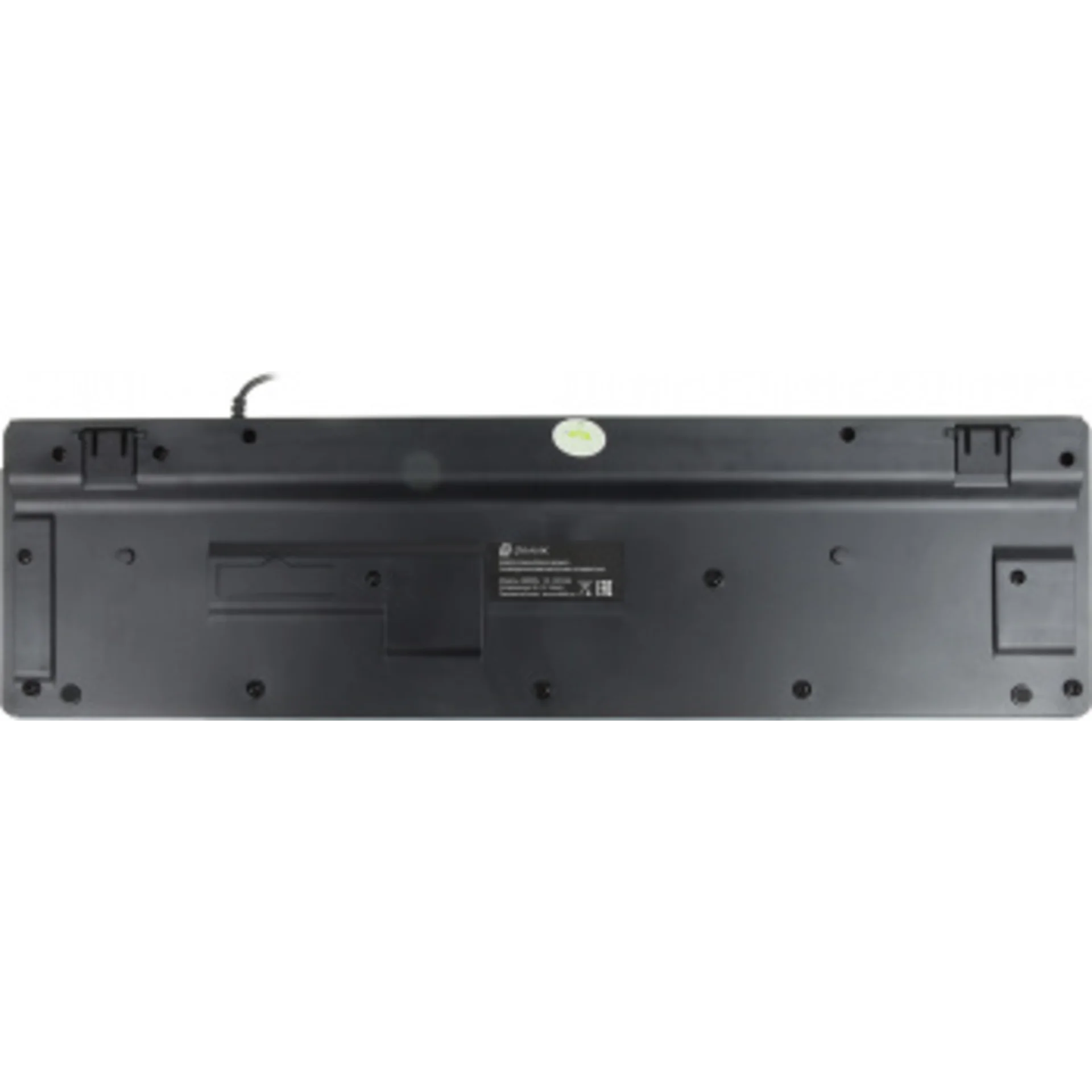 Клавиатура Оклик 420MRL черный USB slim Multimedia LED