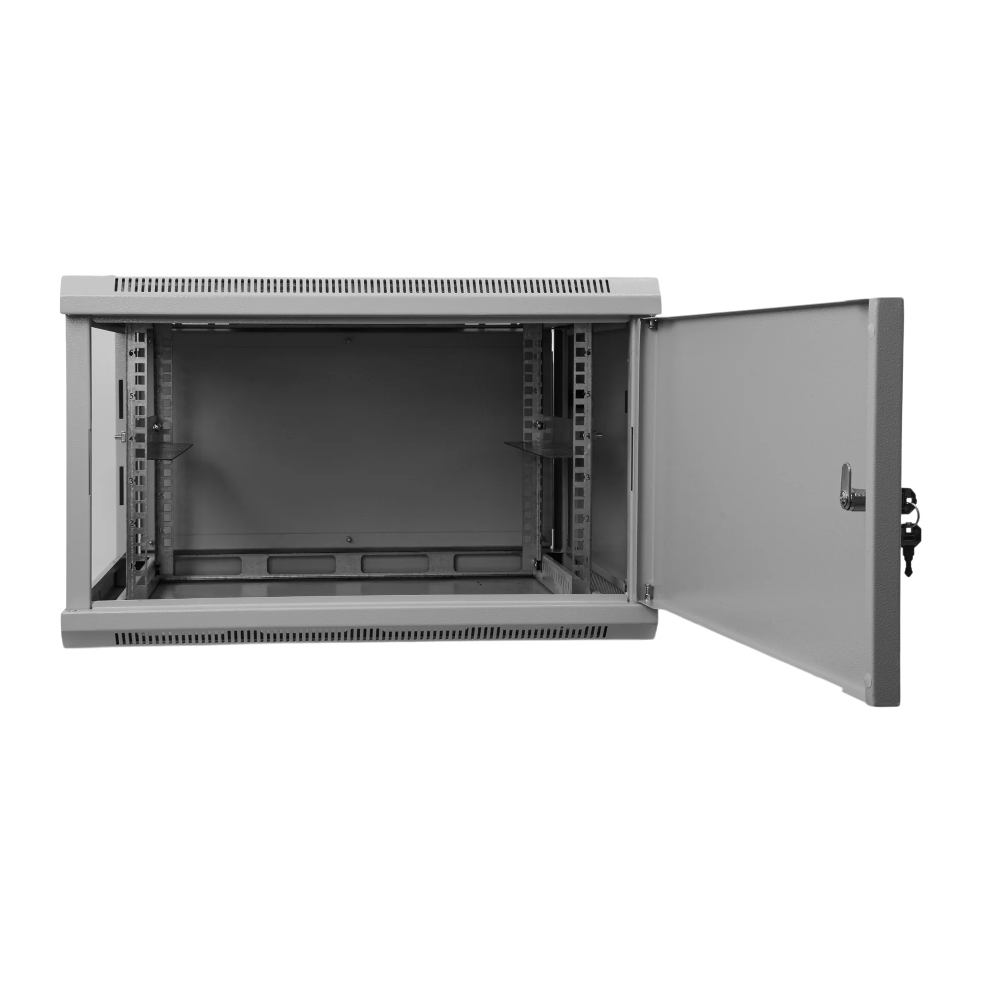 Шкаф телекоммуникационный настенный 6U, 600х600х370 (ШхГхВ) (металлическая дверь)