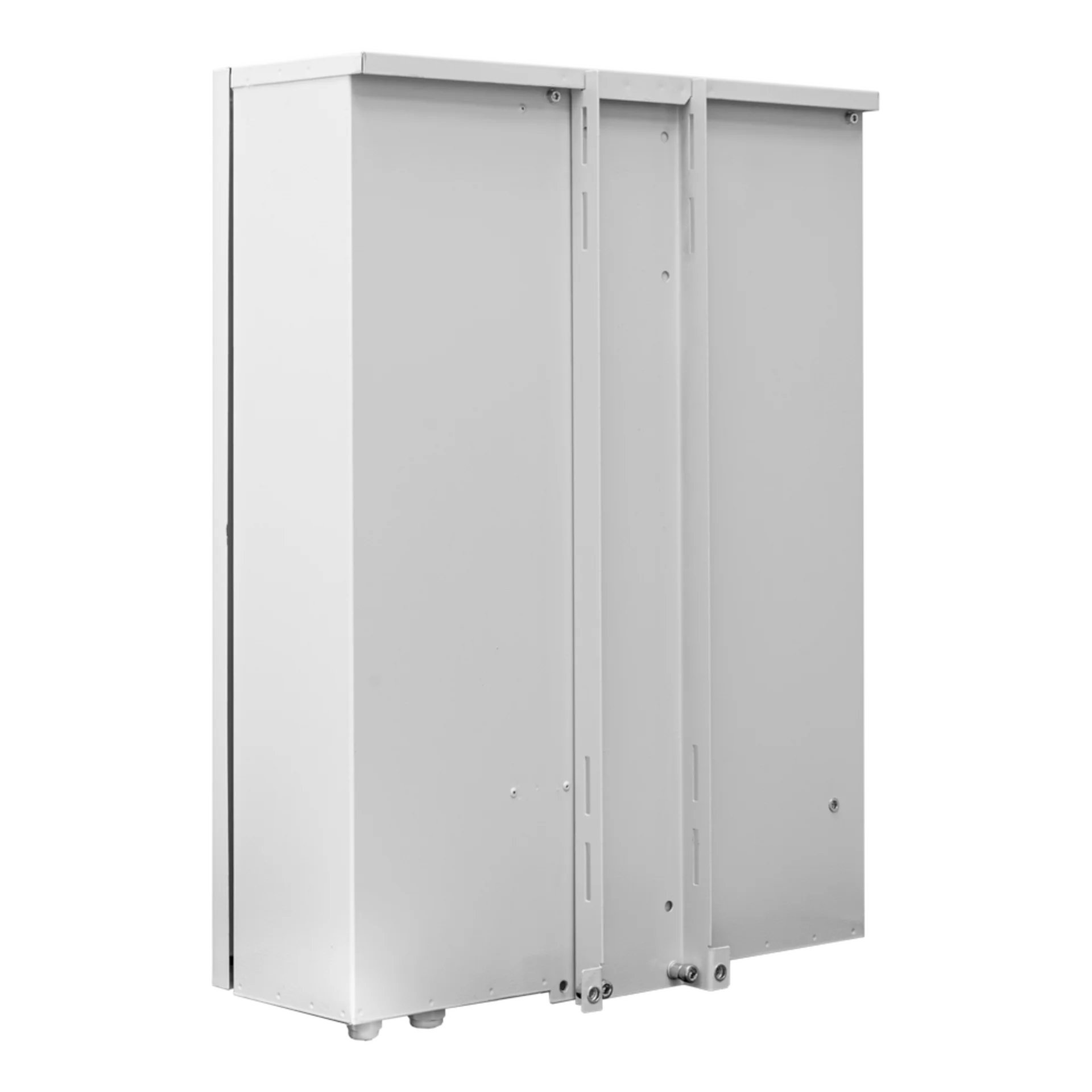 Шкаф уличный серии Real, 3U, 640х500х173, RAL7035