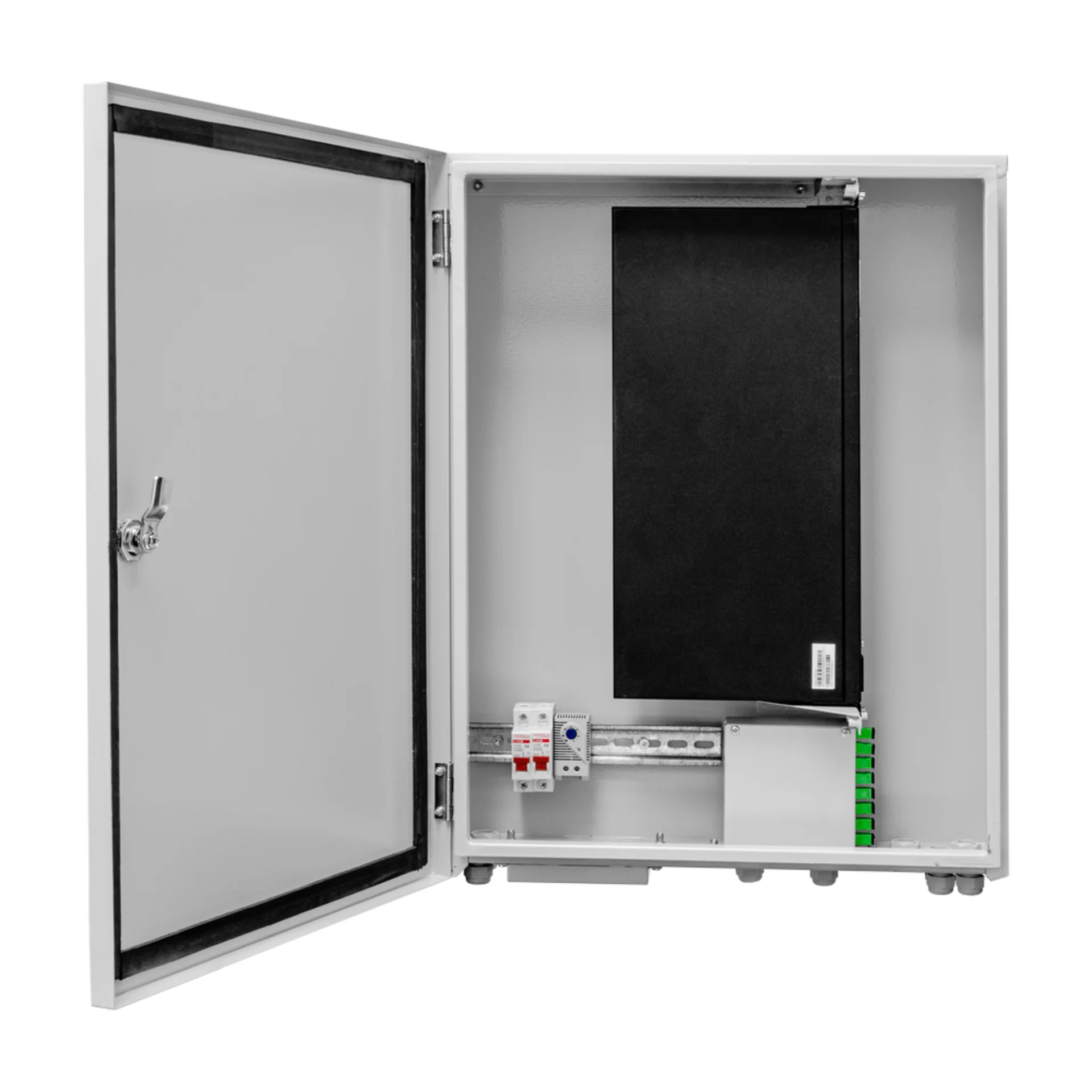 Шкаф уличный серии Real, 3U, 640х500х173, RAL7035