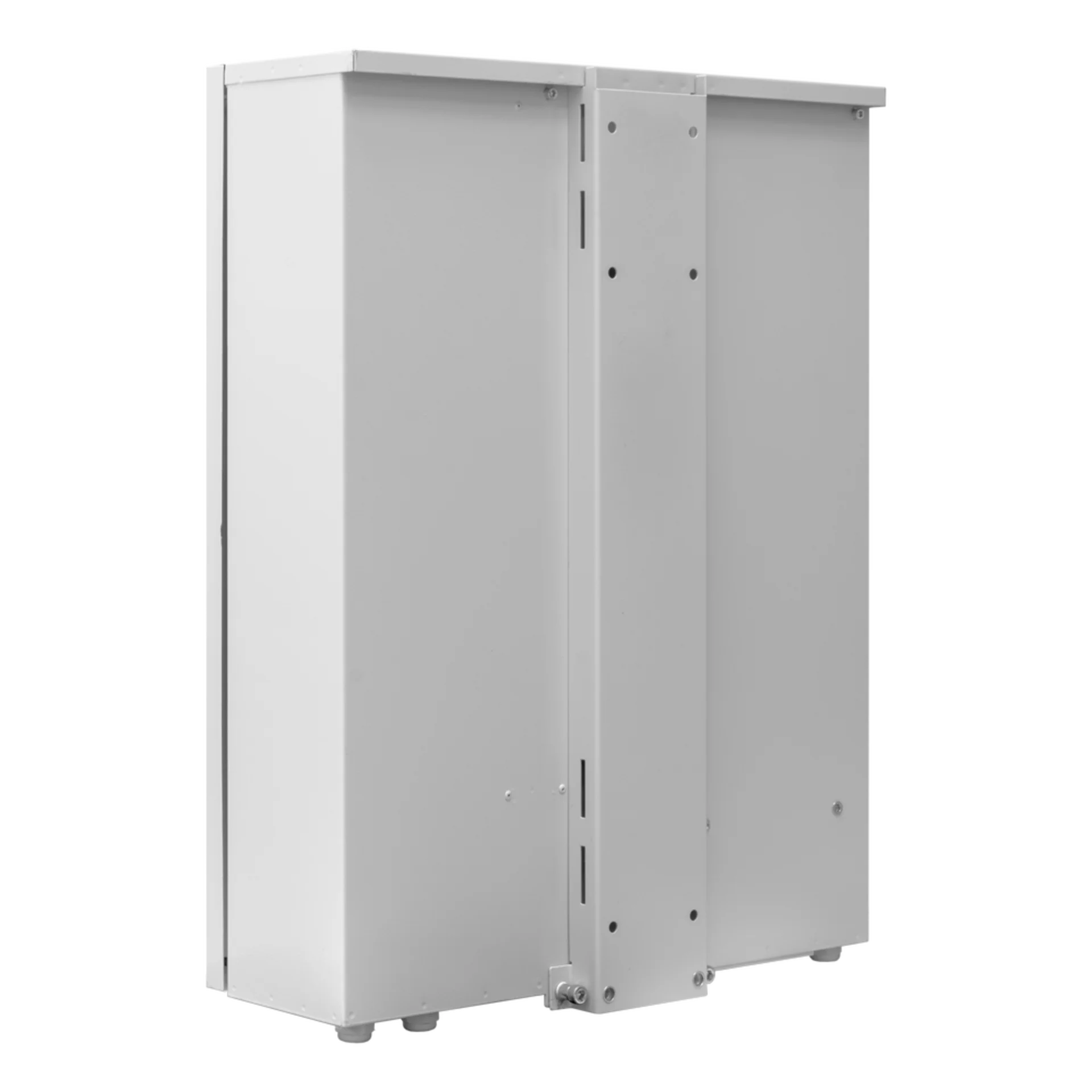 Шкаф уличный серии Real, 3U, 640х500х173, RAL7035