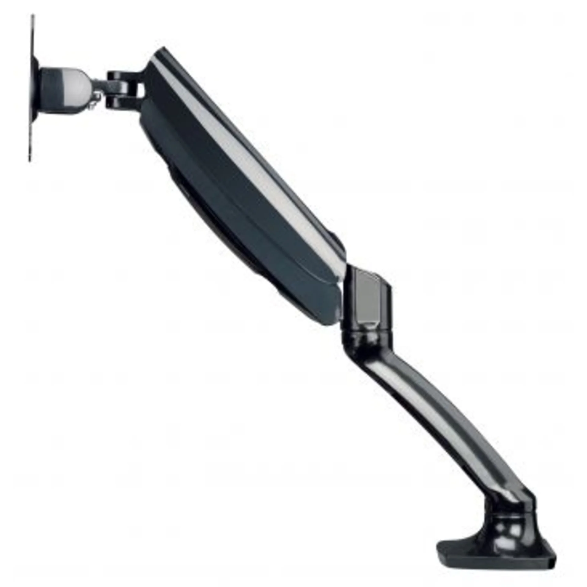 Кронштейн для мониторов ЖК Hama Fullmotion черный-26" макс.5кг крепление к столешнице поворот и накл