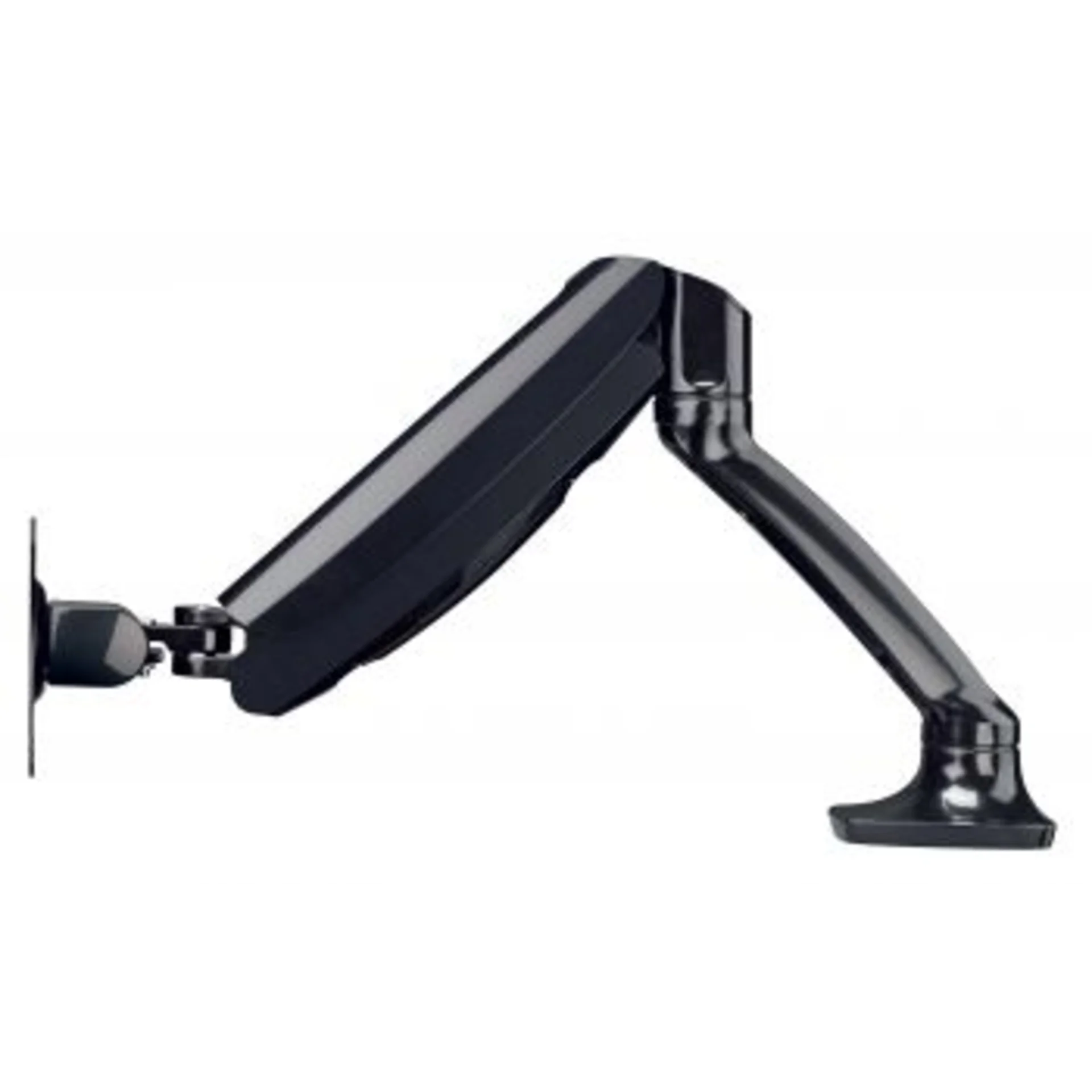 Кронштейн для мониторов ЖК Hama Fullmotion черный-26" макс.5кг крепление к столешнице поворот и накл