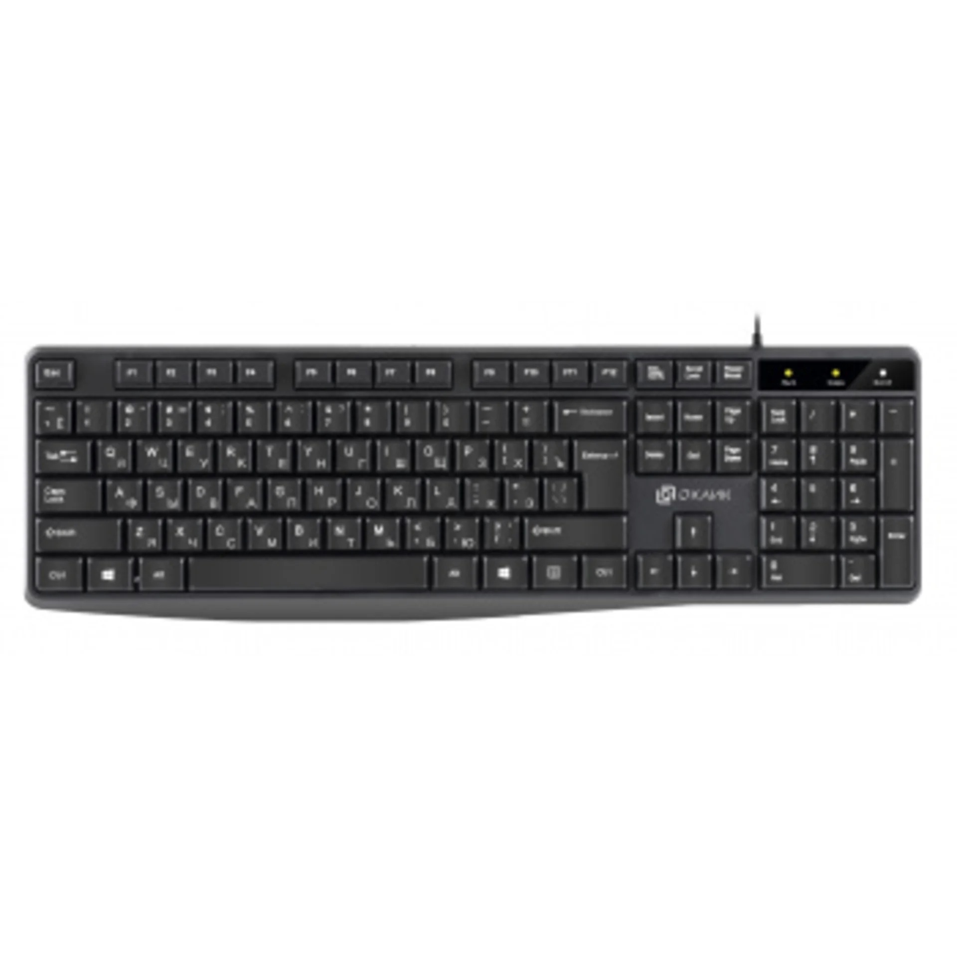 Клавиатура Оклик 145M черный USB (1659983)