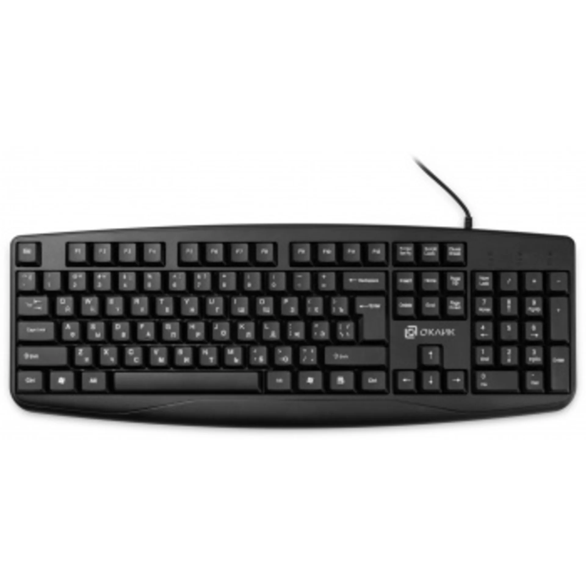 Клавиатура Оклик 105M черный USB (1678092)